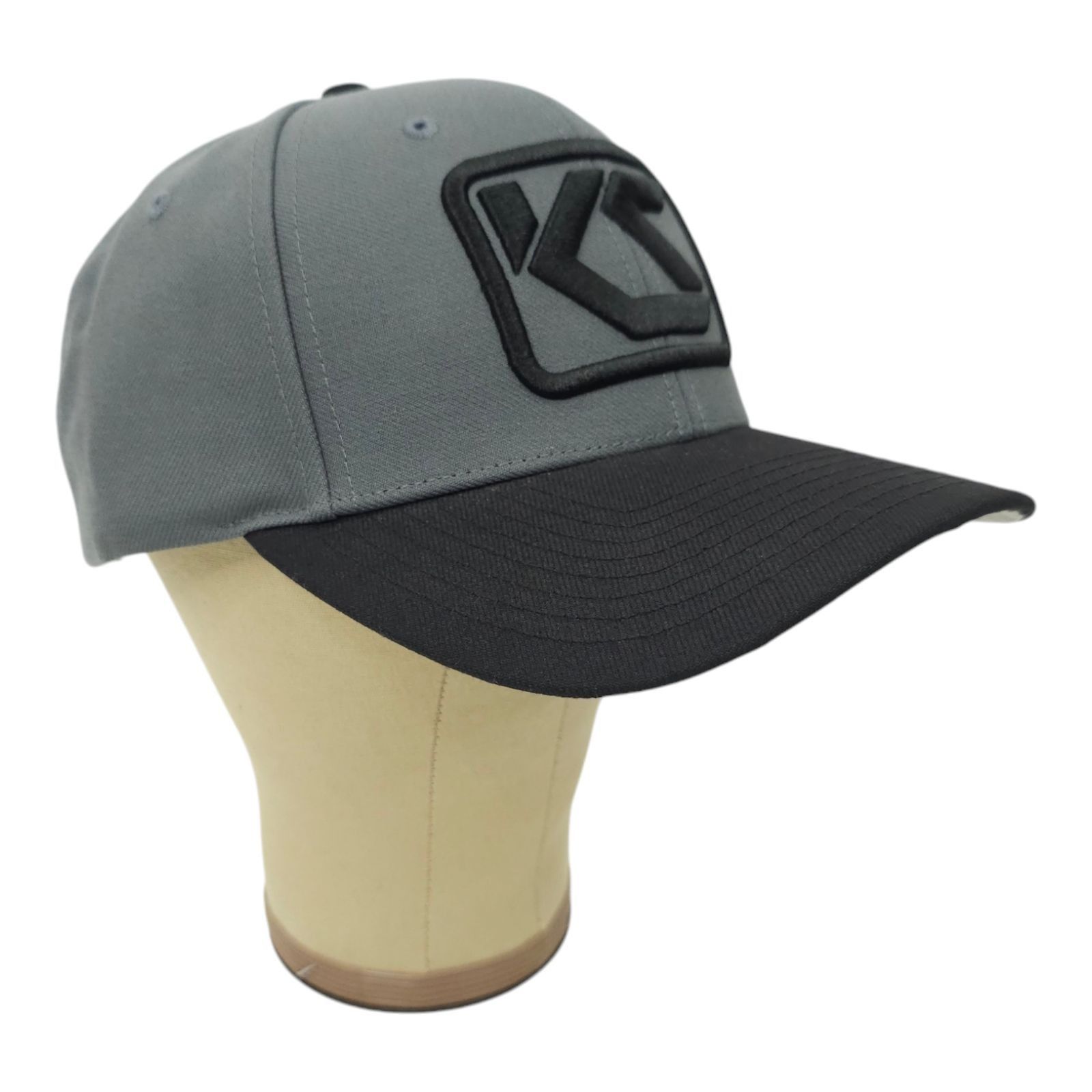 Richardson KS 3D Embroidered Strapback Cap Trucker Baseball Hat Gray Size ONE SIZE - 3 Thumbnail