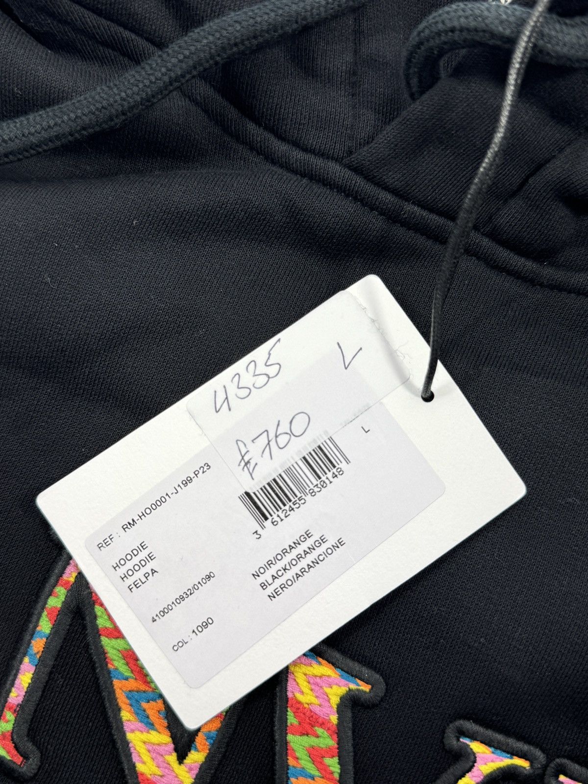 Lanvin LOGO EMBROIDERED HOODIE Size US L / EU 52-54 / 3 - 9 Thumbnail