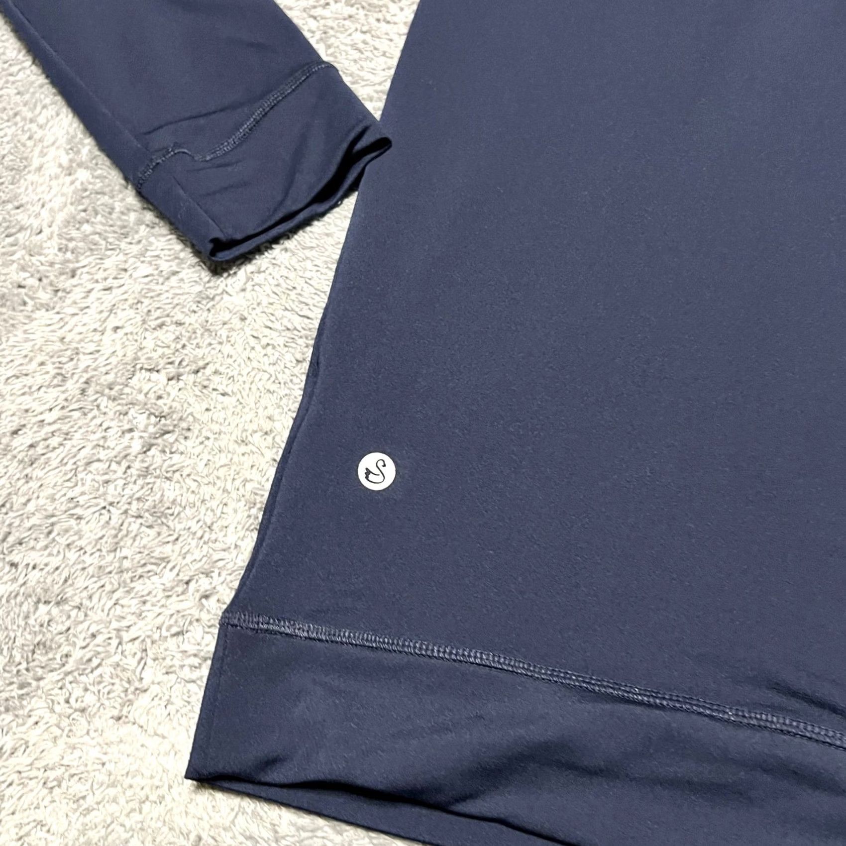 Vintage Swannies Shirt Hoodie Quarter Zip Golf Long Sleeve Performance Mens Medium Blue Regular Pullover Size US M / EU 48-50 / 2 - 4 Thumbnail