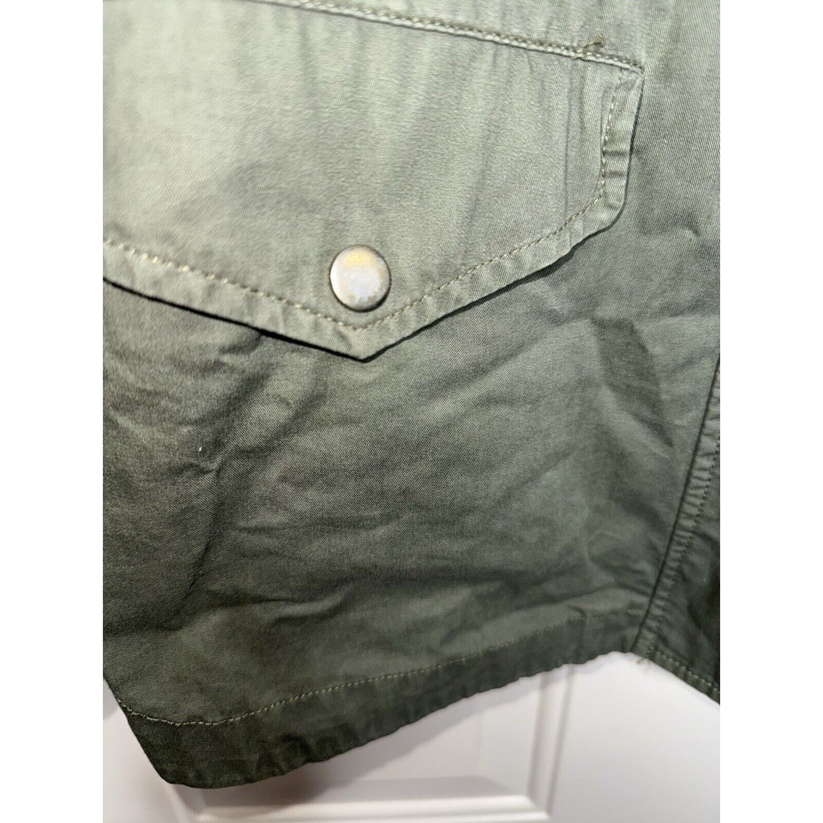 & Other Stories Love Tree Anorak Military Jacket Womens Large Hooded Parka Size L / US 10 / IT 46 - 7 Thumbnail