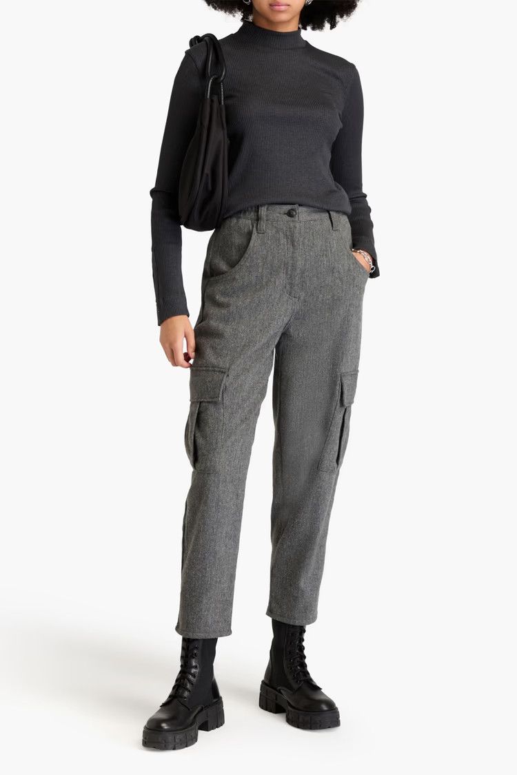 Brunello Cucinelli o1y0825 Turtleneck Sweater in Black Size S / US 4 / IT 40 - 2 Thumbnail