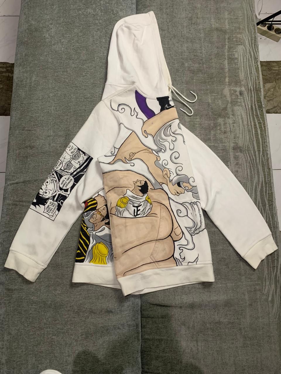 Nike nike rework custom manga one piece hand made 1 of 1 in world Size US M / EU 48-50 / 2 - 9 Thumbnail