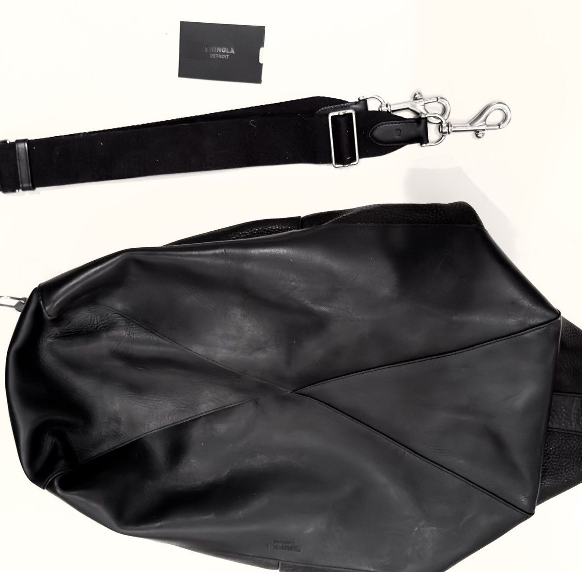 Shinola Shinola - black leather duffle bag - BRAND NEW, NEVER USED Size ONE SIZE - 11 Thumbnail