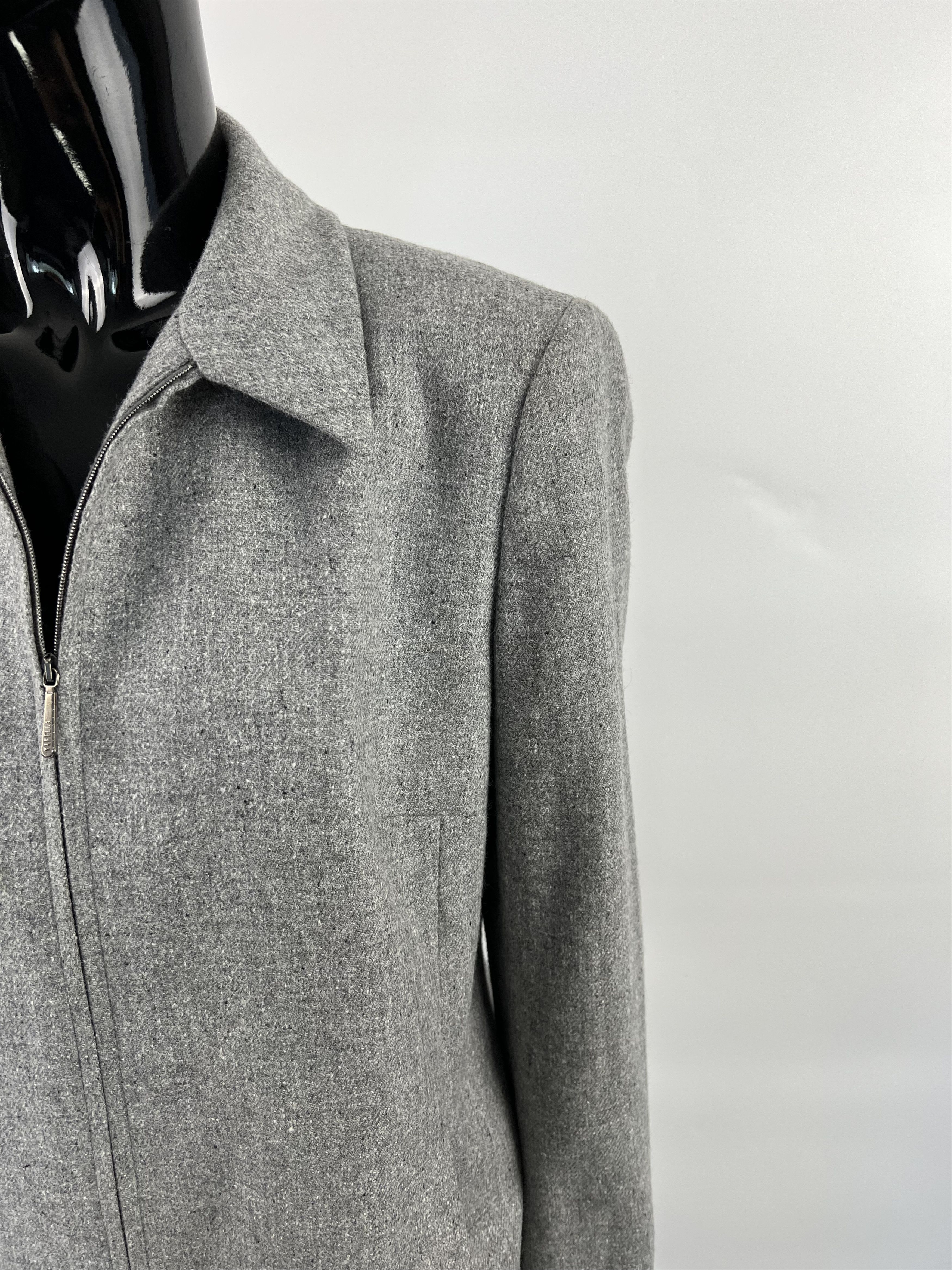 Marella Marella Vintage Gray Wool Suit Skirt Size IT44 US10 D38 GB12 Size M / US 6-8 / IT 42-44 - 6 Thumbnail