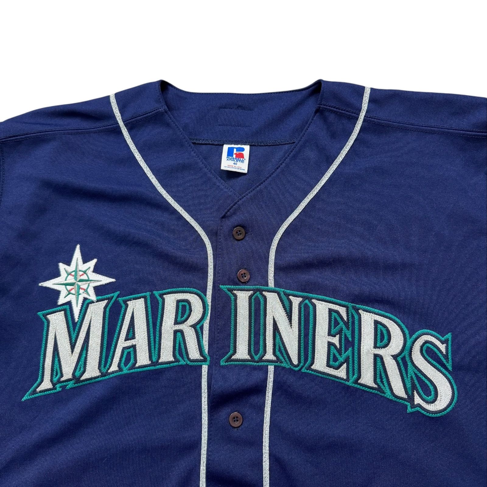 MLB VTG 00s SEATTLE MARINERS RUSSELL 25TH AUTHENTIC JERSEY Size US M / EU 48-50 / 2 - 2 Thumbnail