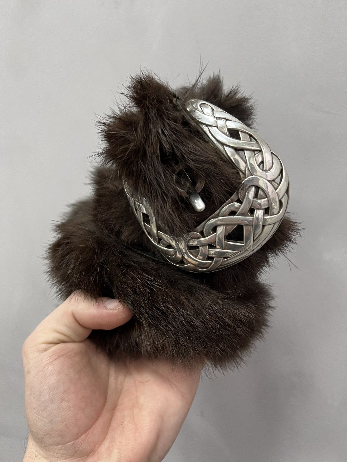 Hysteric Glamour × If Six Was Nine VINTAGE AVANT-GARDE GOTHIC LEATHER BELT RICK OWENS STYLE Size ONE SIZE - 12 Thumbnail