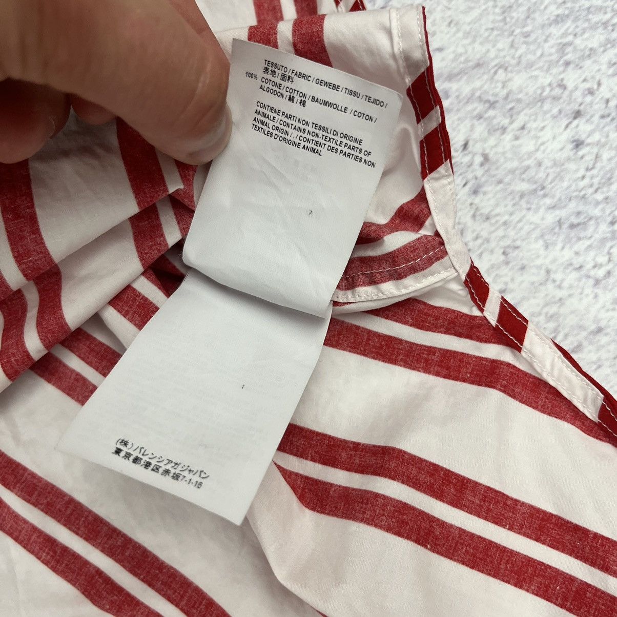 Balenciaga Balenciaga red/white blouse shirt oversized Size M / US 6-8 / IT 42-44 - 10 Thumbnail
