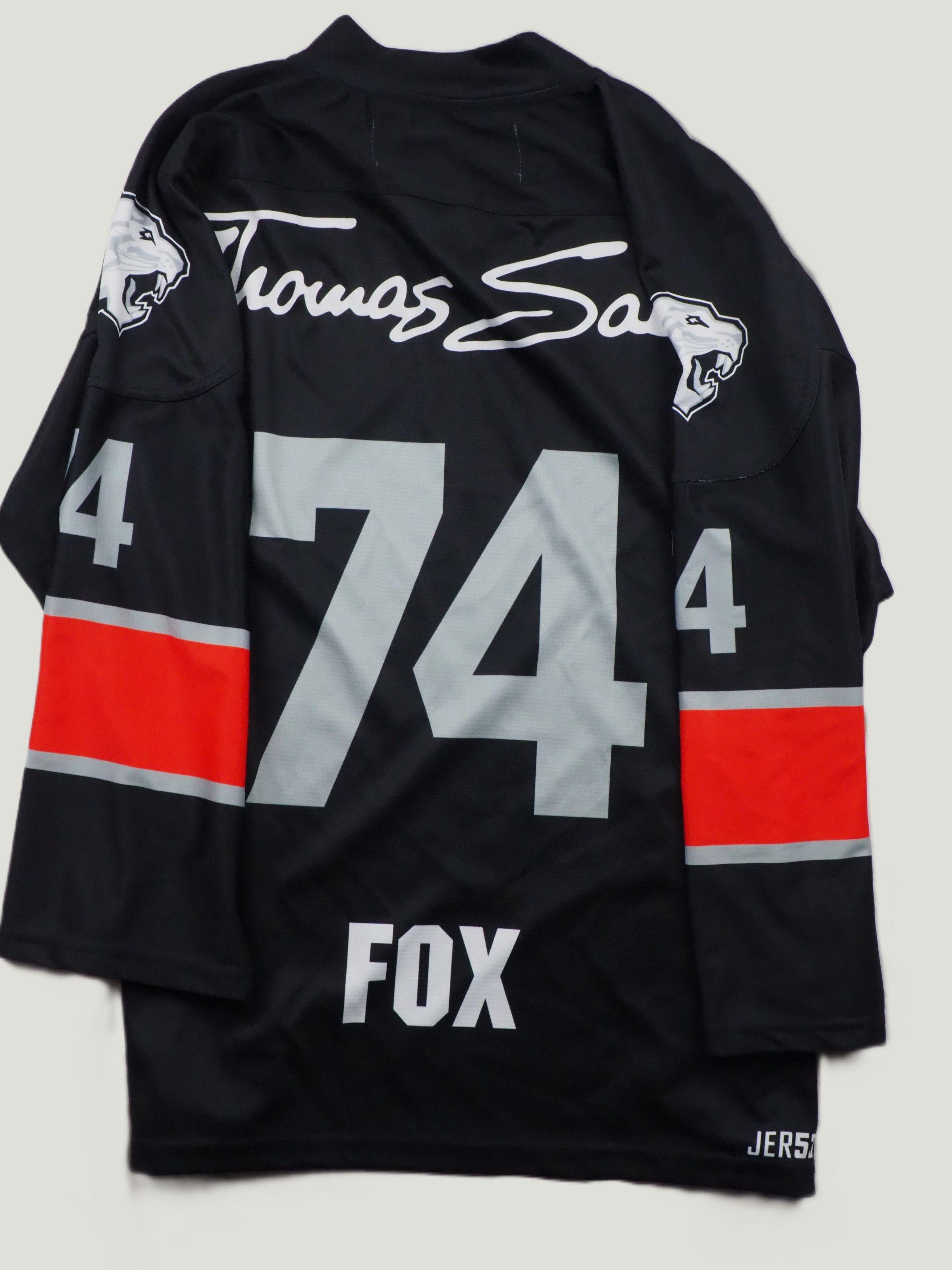 NHL Thomas Sabo Ice Tigers Nürnberg Hockey Jersey – FOX #74 – XL Size US XL / EU 56 / 4 - 2 Thumbnail