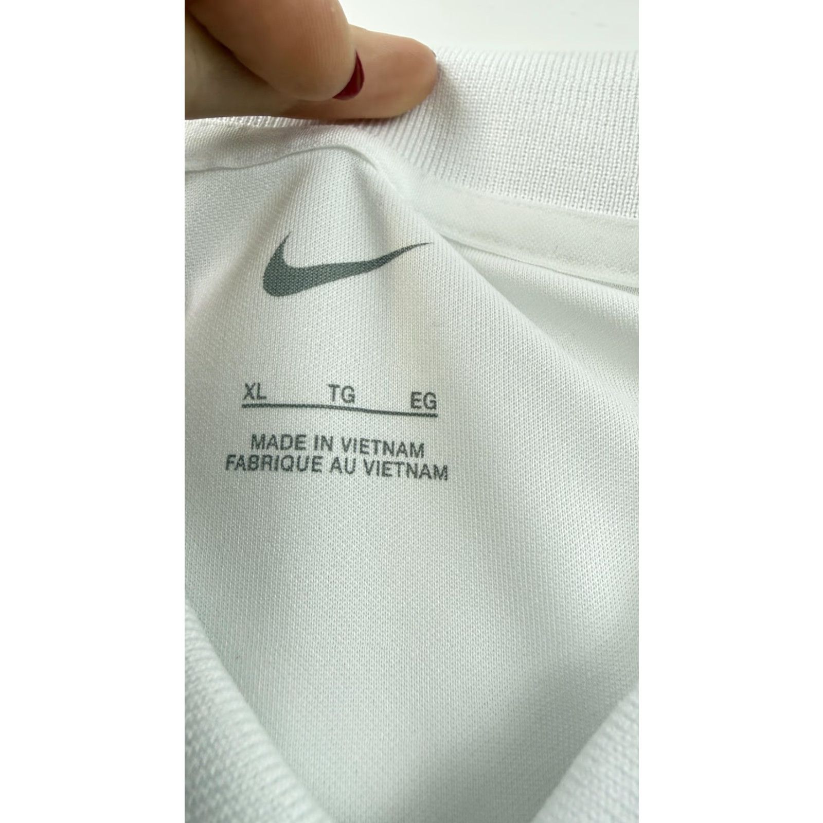 Nike Nike Security Polo Shirt Mens XL White Short Sleeve Size US XL / EU 56 / 4 - 5 Thumbnail