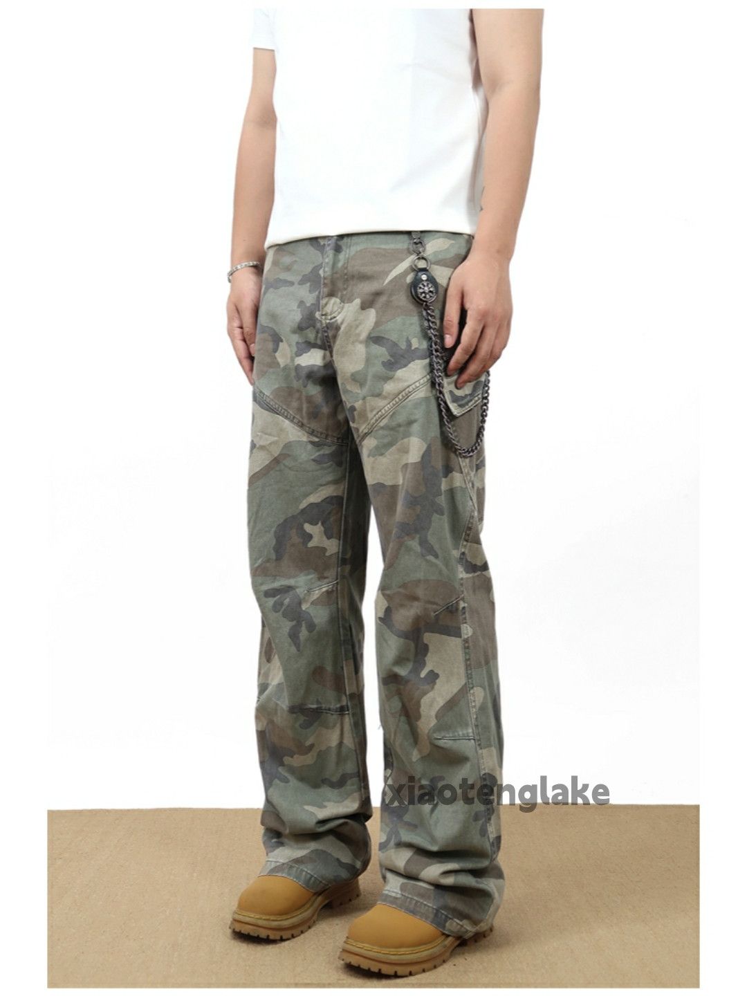 Designer × Japanese Brand × Vintage washed faded loose outdoor workwear cargo pants Size US 30 / EU 46 - 3 Thumbnail