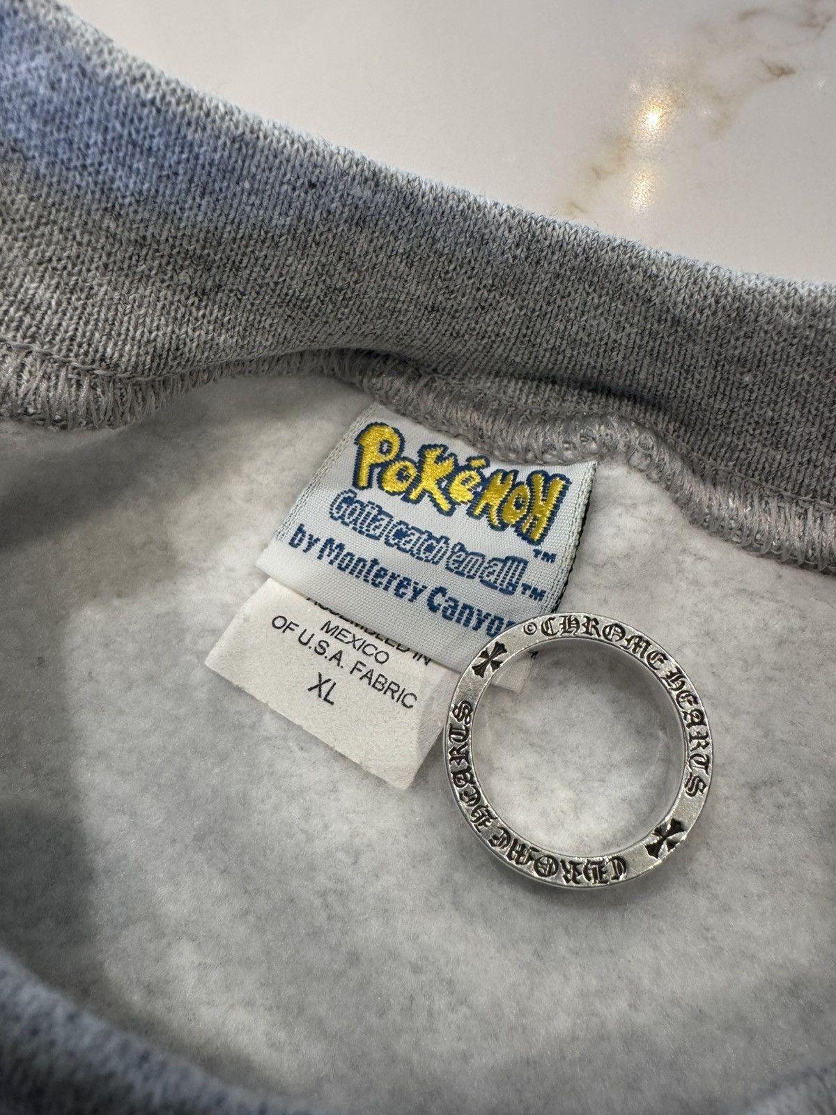 Vintage Pokémon Licensed 2000 Mewtwo “Catch the rarest of em’ all” Size US XL / EU 56 / 4 - 5 Thumbnail
