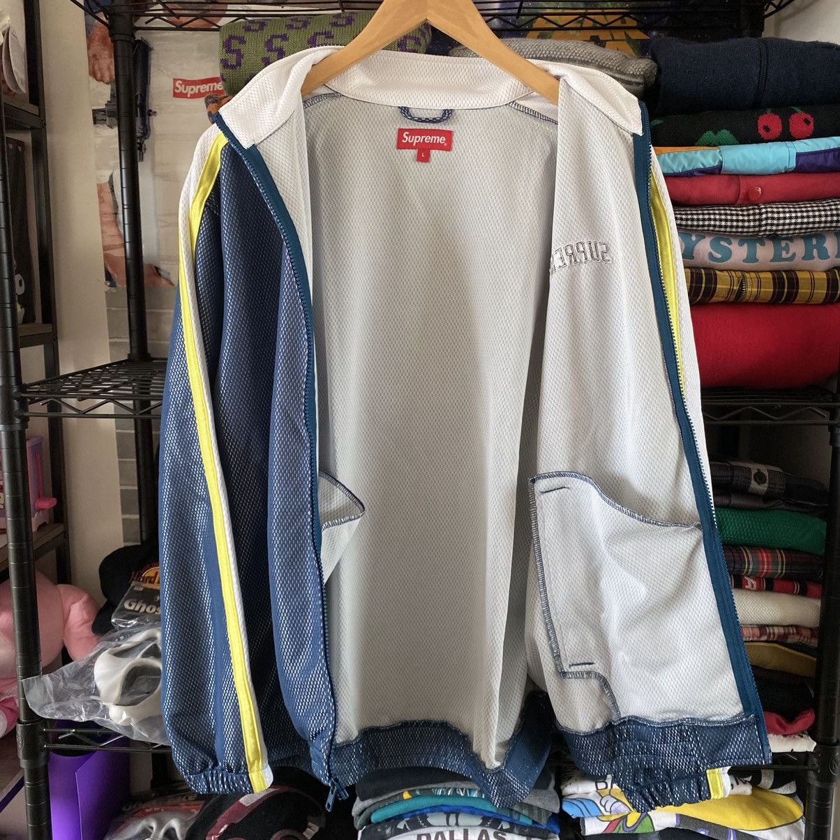 Supreme Supreme Bonded Mesh Track Jacket Navy 2018 Grunge Punk Y2K Size US L / EU 52-54 / 3 - 5 Thumbnail