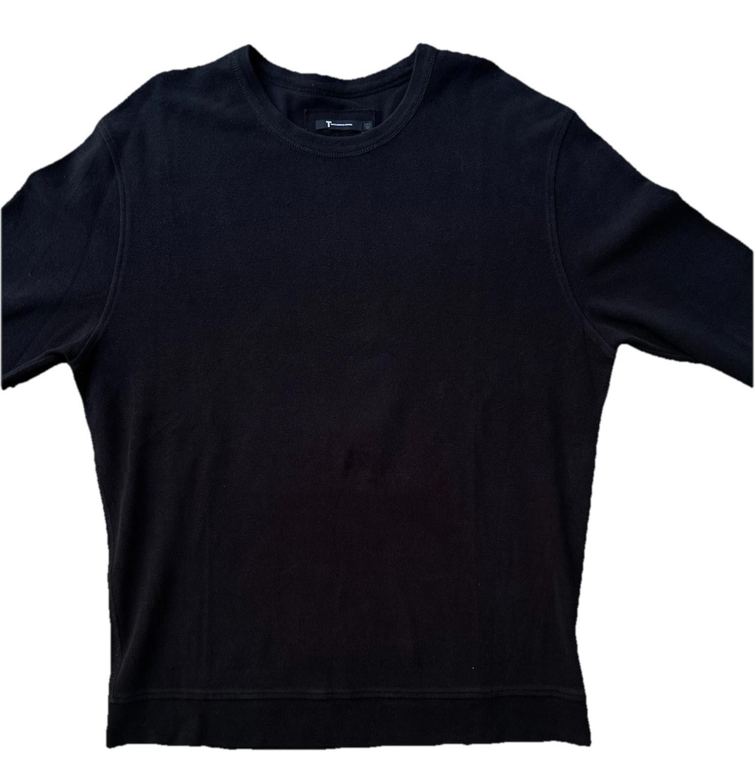 Alexander Wang T Alexander Wang Cotton Black Relaxed Longsleeve Shirt XL Size US XL / EU 56 / 4 - 2 Thumbnail