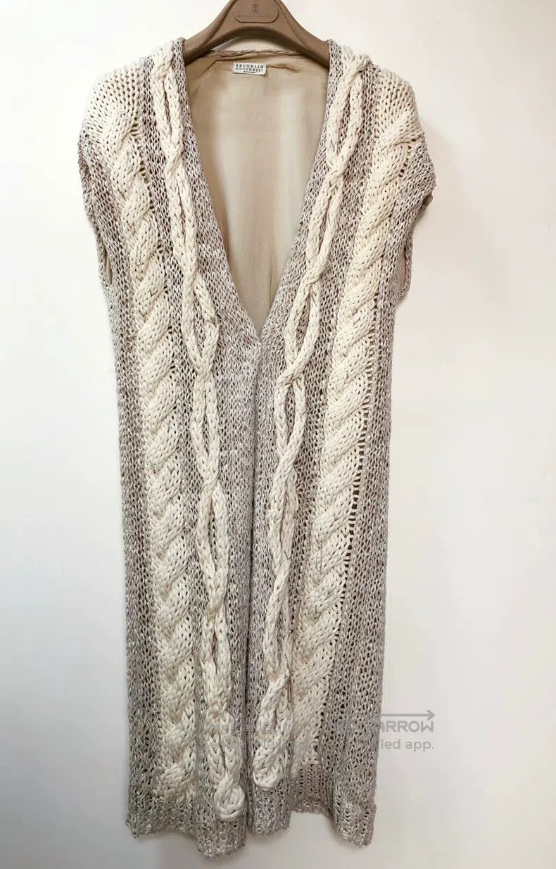 Brunello Cucinelli Brunello Cucinelli Beaded Knit Vest Size S / US 4 / IT 40 - 1 Thumbnail