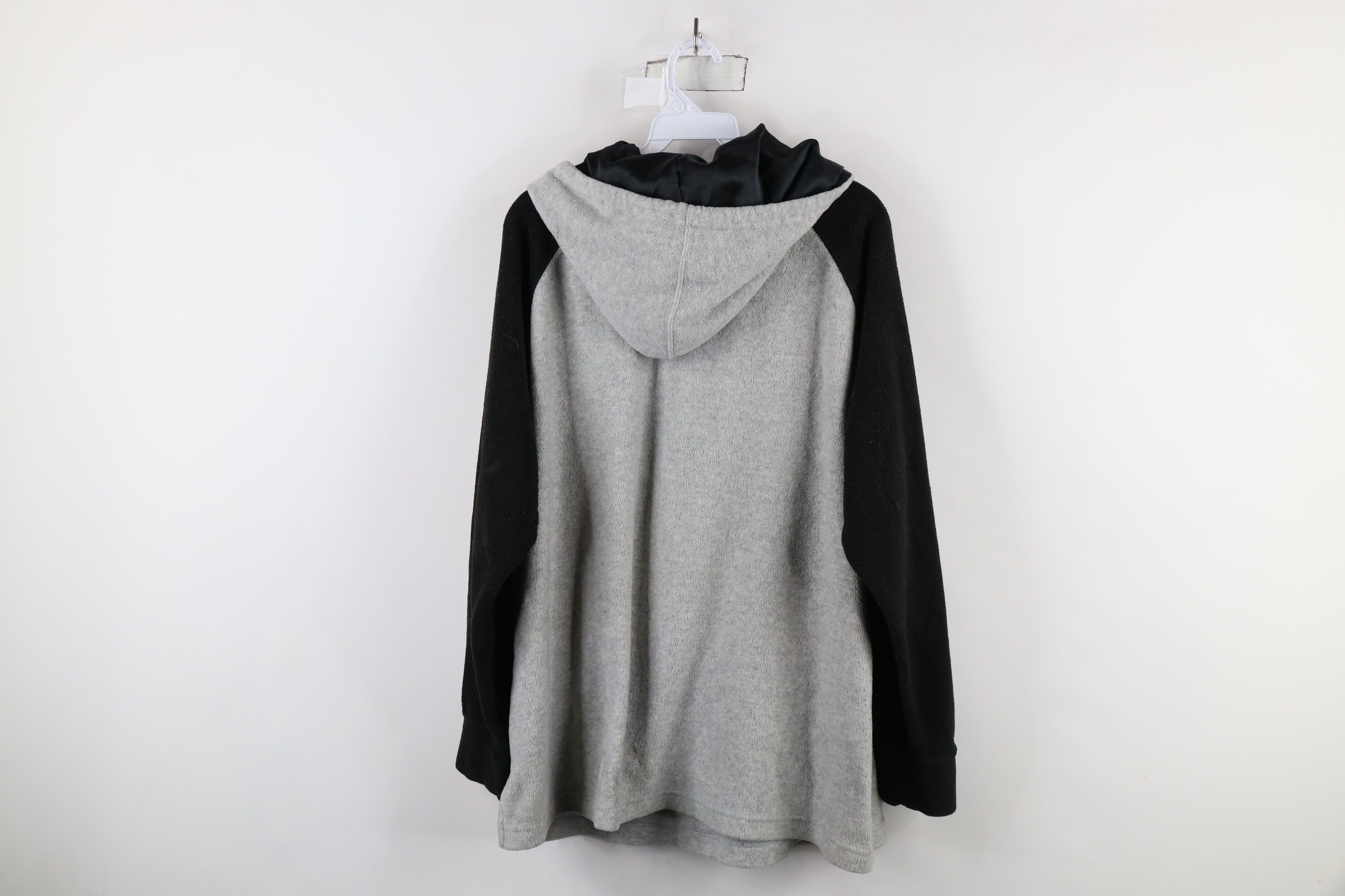 Disney × Vintage Vintage 90s Disney Mickey Mouse Half Zip Fleece Hoodie Gray Size XXL / US 16-18 / IT 52-54 - 12 Thumbnail