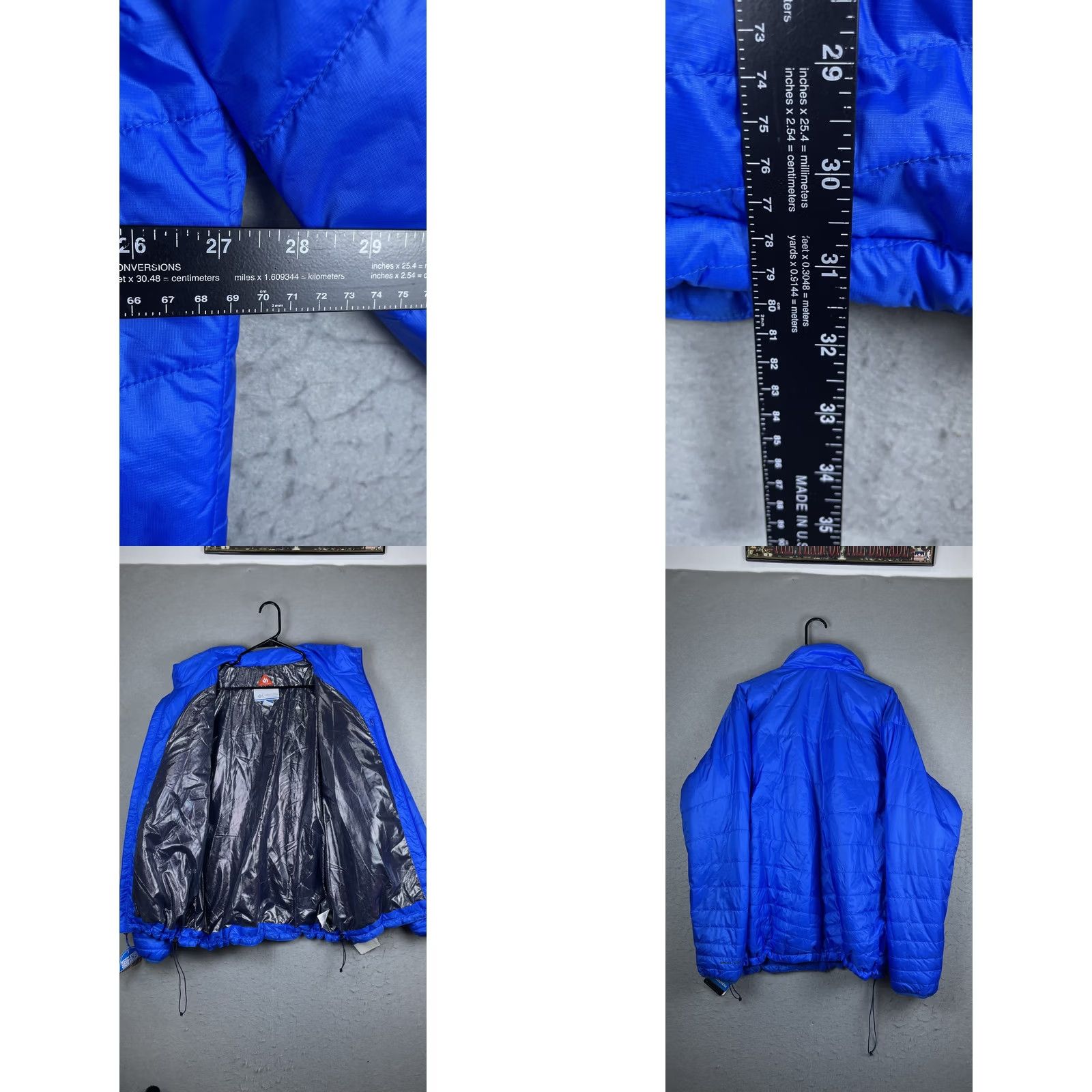 Vintage Columbia Mighty Light Jacket Mens 2XL Blue Puffer Omni-Heat Lightweight Outdoor Full Zip Insulated Size US XXL / EU 58 / 5 - 8 Thumbnail