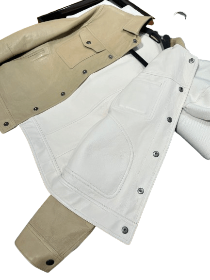 Tom Ford o1sndg1025 Reversible Leather Jacket in White/Beige Size US M / EU 48-50 / 2 - 4 Thumbnail