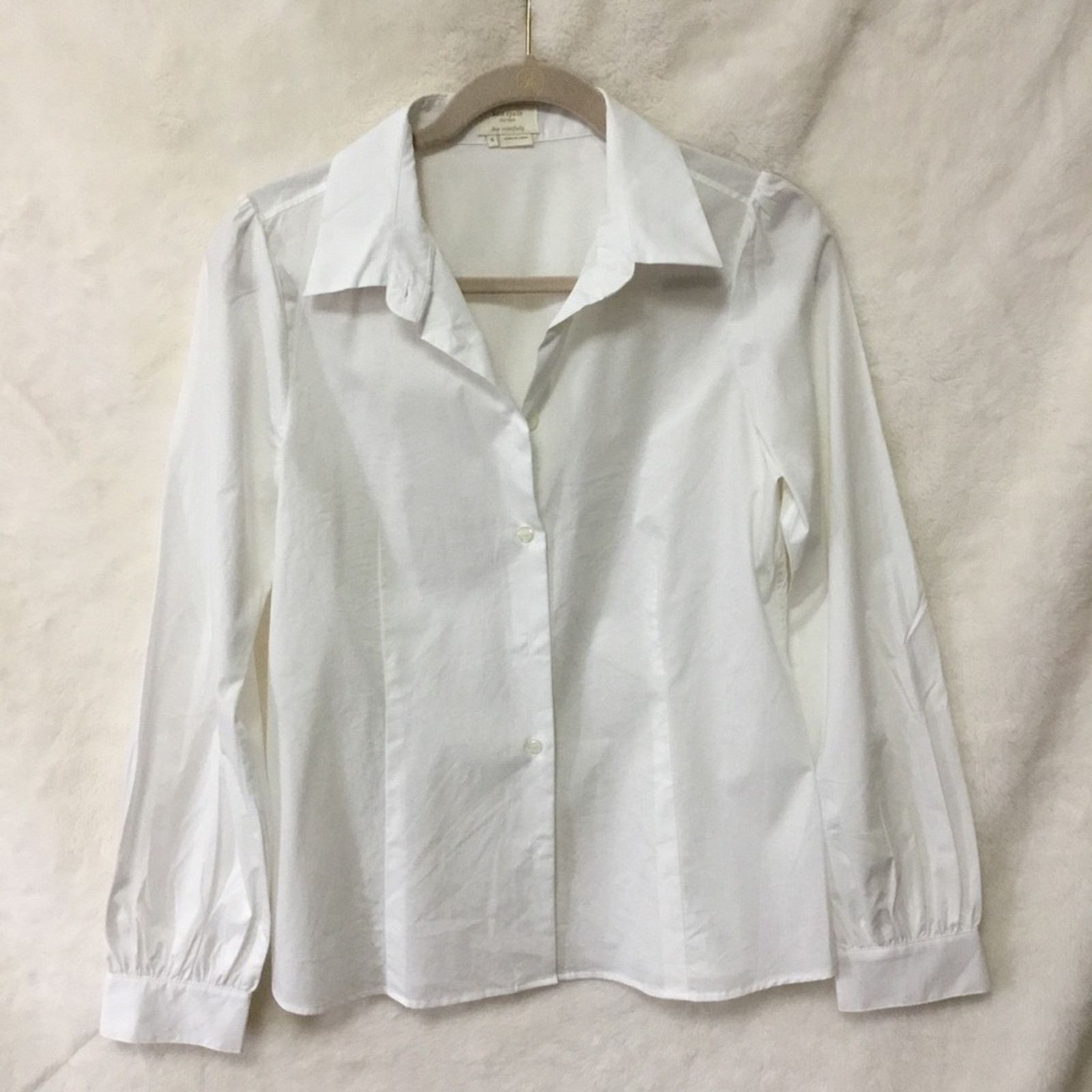 Kate Spade Kate Spade White Button-Up Long Sleeve Shirt Size M / US 6-8 / IT 42-44 - 1 Thumbnail