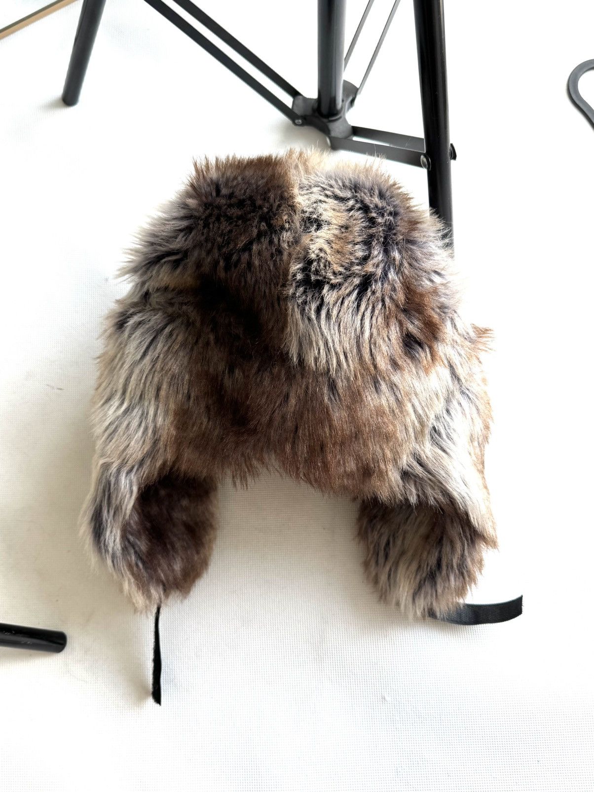 Japanese Brand Vintage fuzzy mohair japanese ushanka hat avant garde Size ONE SIZE - 6 Thumbnail