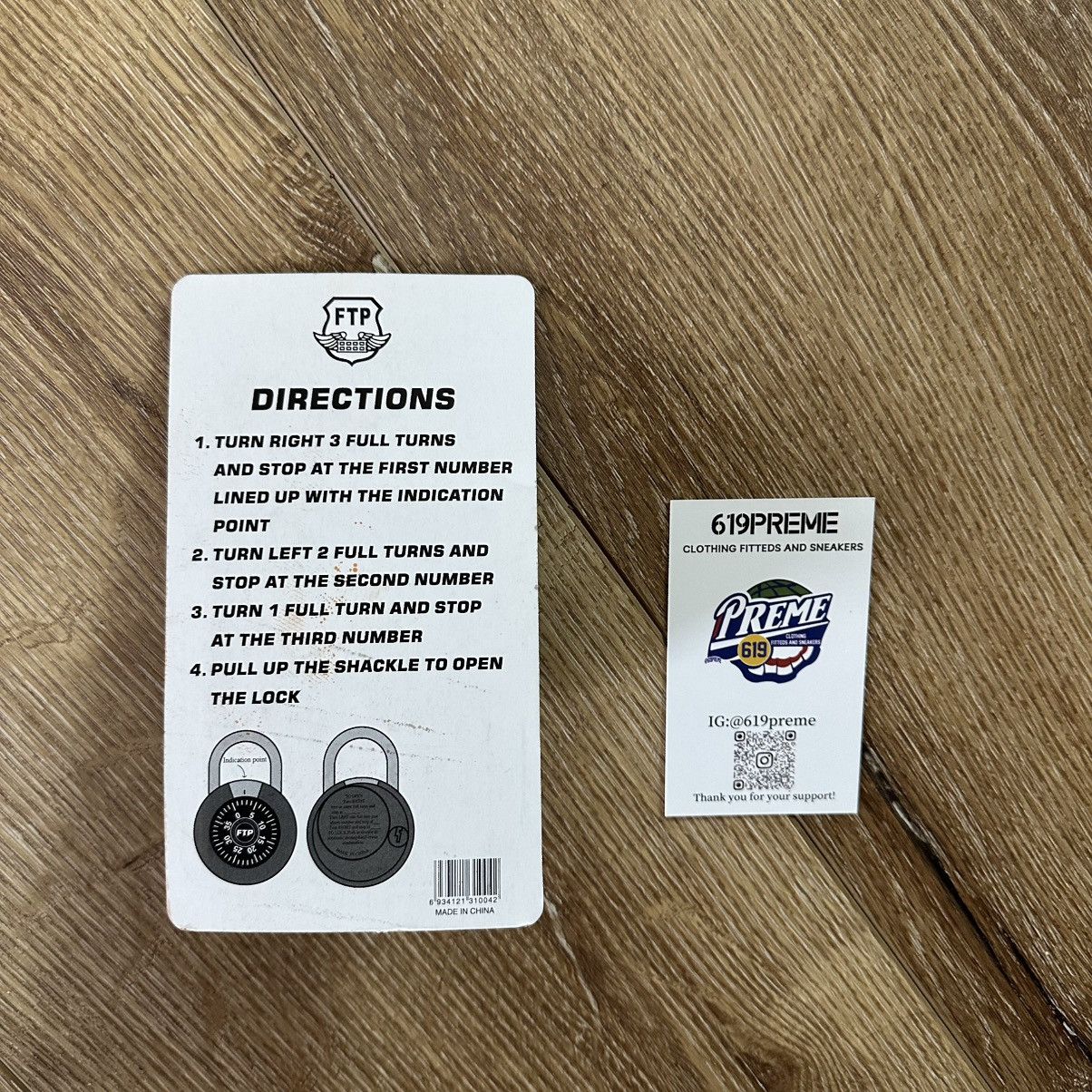 Fuck The Population FTP combination lock 🔒 Size ONE SIZE - 2 Thumbnail
