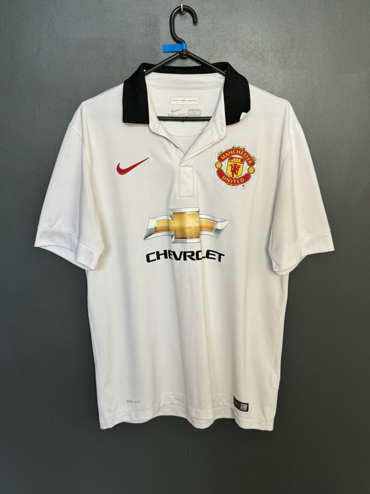 Nike Manchester United 14/15 Away Football Jersey T-Shirt Size US L / EU 52-54 / 3 - 1 Thumbnail