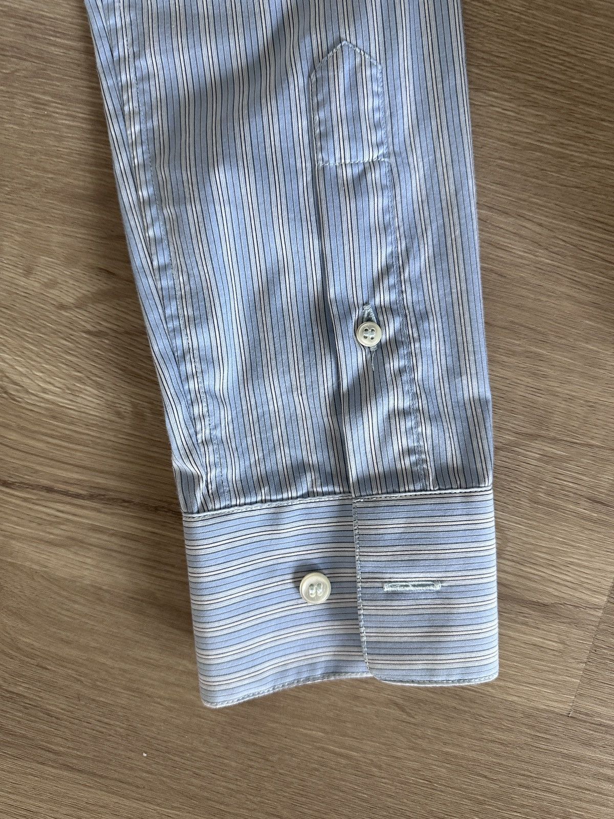 Balenciaga Vintage Balenciaga Wingtip Collar Shirt Size US M / EU 48-50 / 2 - 9 Thumbnail