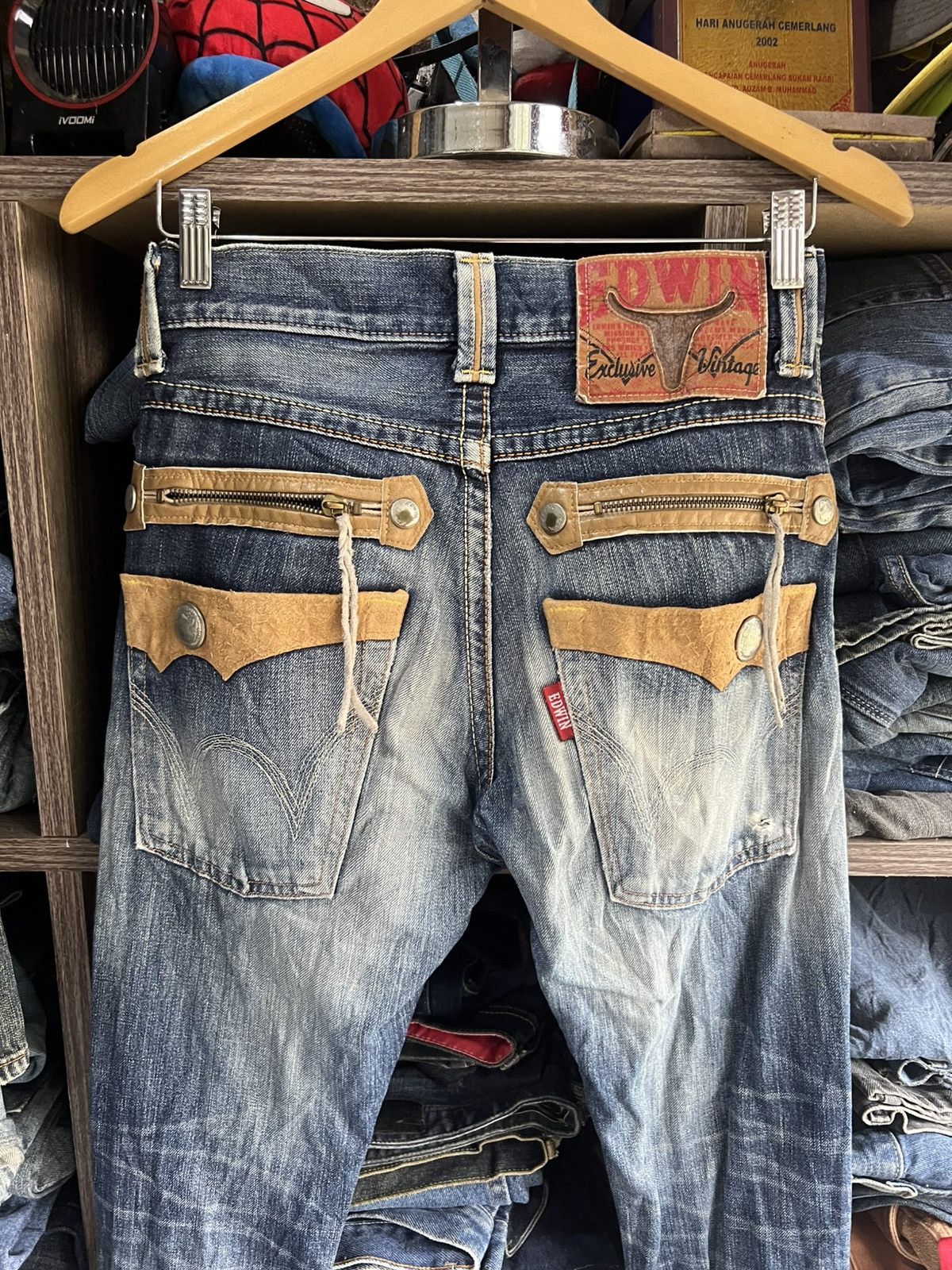 Edwin 🔥Rare Edwin Exclusive Vintage Distressed Denim Size US 29 - 13 Thumbnail
