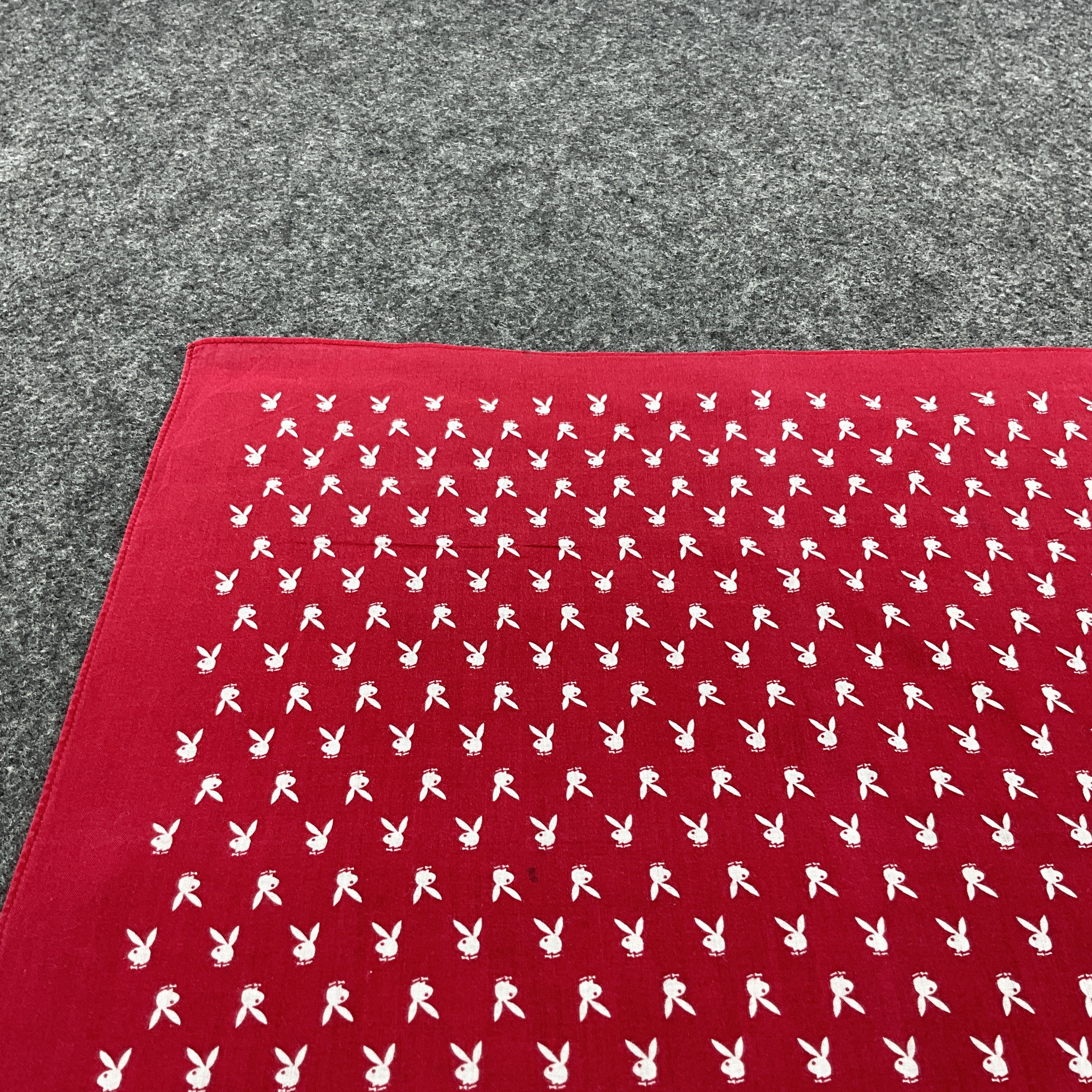 Playboy × Vintage Playboy Handkerchief / Bandana / Neckerchief B028 Size ONE SIZE - 5 Thumbnail