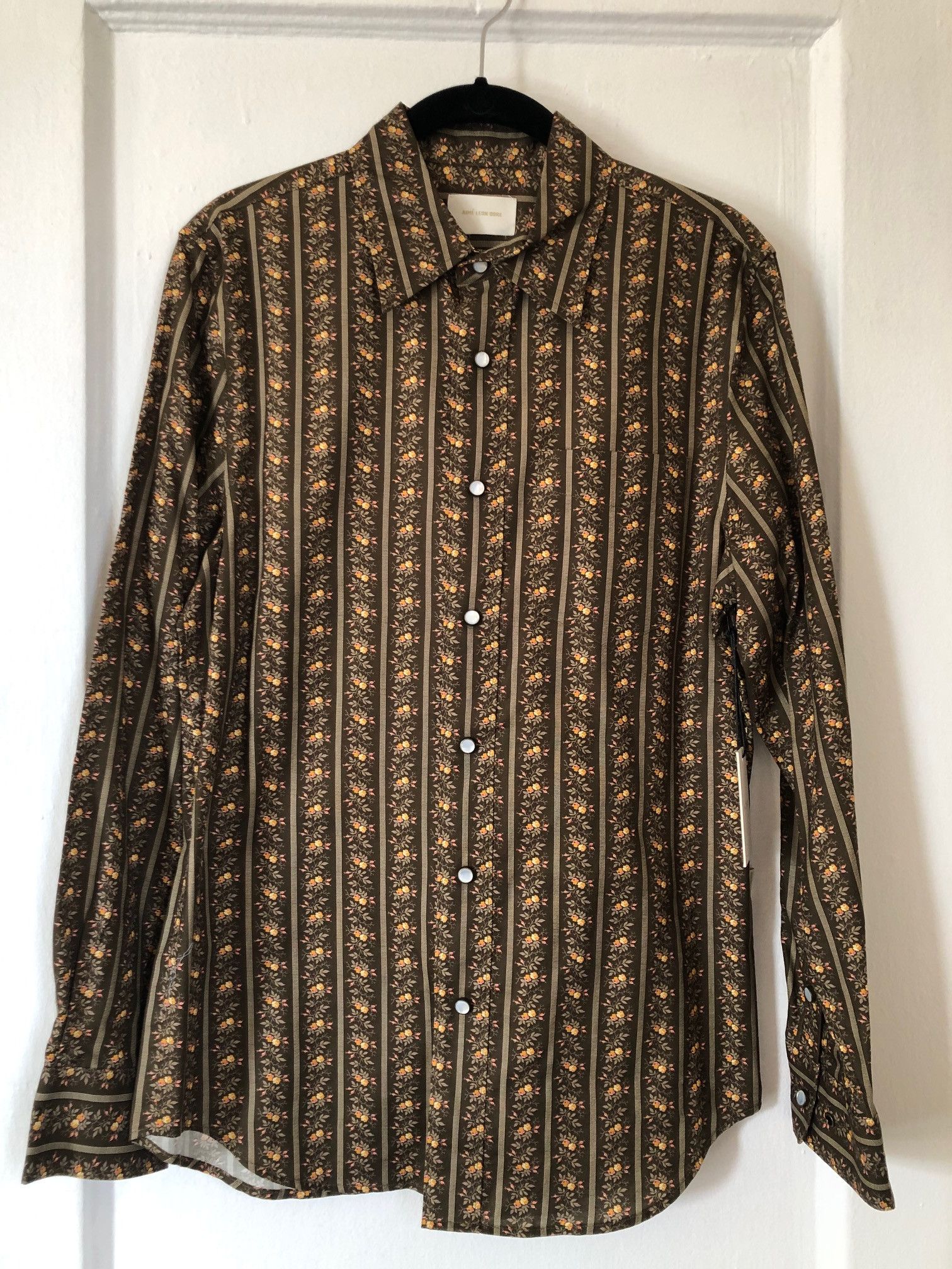 Aime Leon Dore Aime Leon Dore Striped Floral Shirt XS NWT ALD Size US XS / EU 42 / 0 - 1 Thumbnail