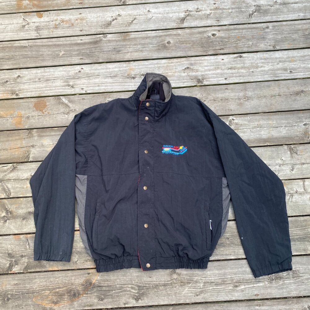 Vintage Vintage 1997 Molson Indy Racing Jacket Vancouver Embroidere Size US L / EU 52-54 / 3 - 5 Thumbnail