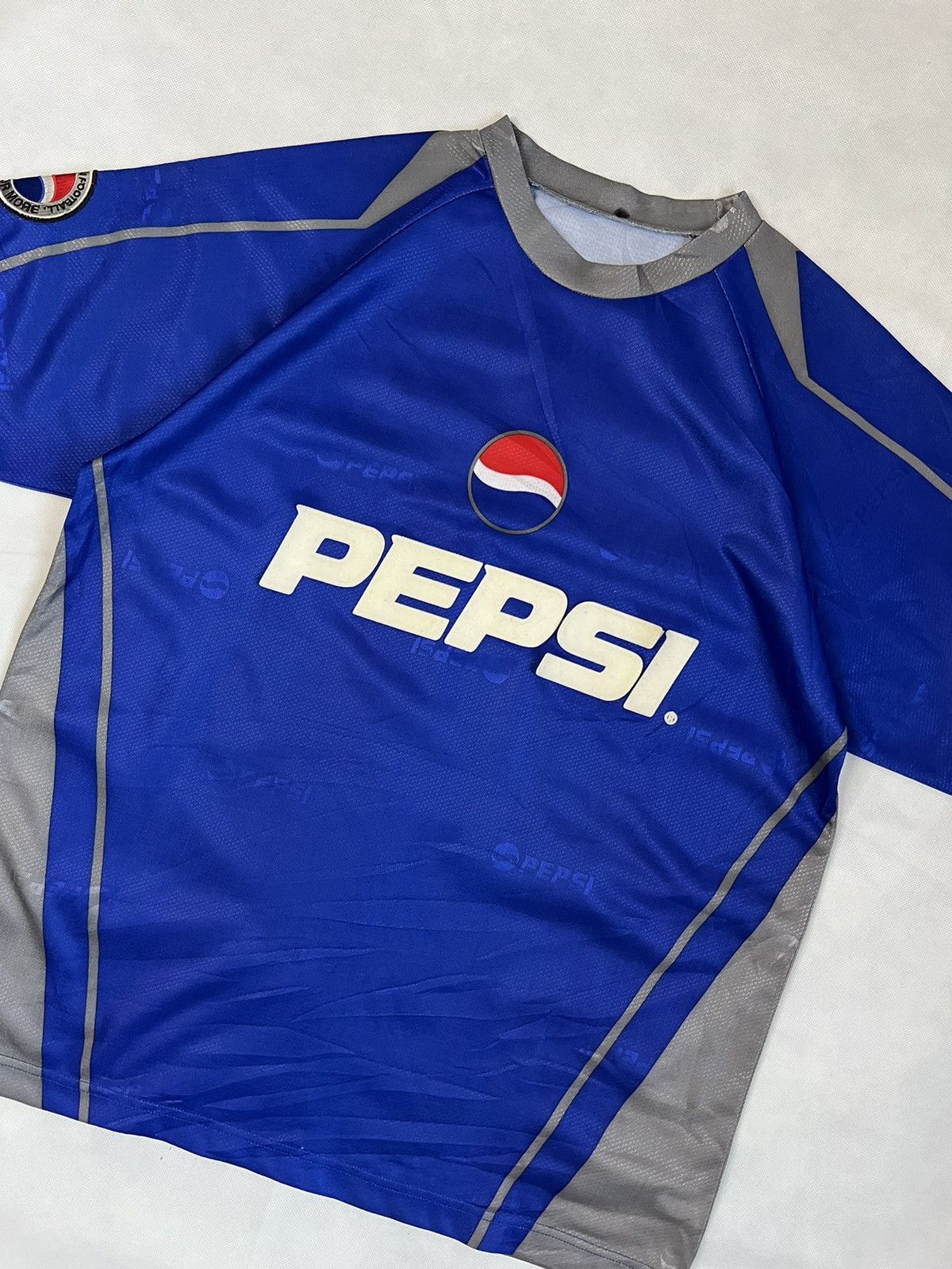 Pepsi Vintage Signature Pepsi Soccer Jersey Kit Fifa World Cup Size US L / EU 52-54 / 3 - 9 Thumbnail