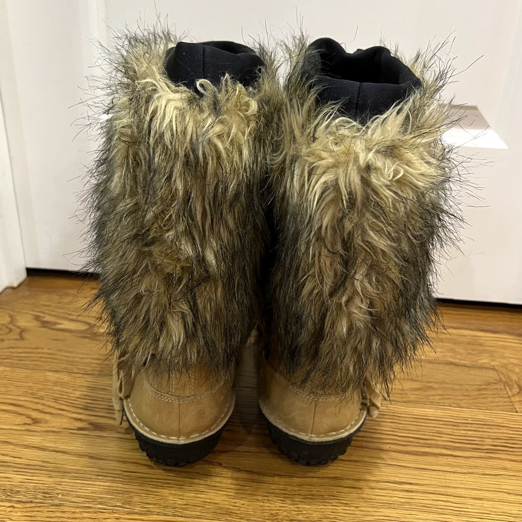 SOREL Sorel Ahnah Thinsulate Winter Snow Boots Women Size 8 Waterproof Insulated Brown Faux Fur Leather Mid-Calf Size US 8 / IT 38 - 4 Thumbnail
