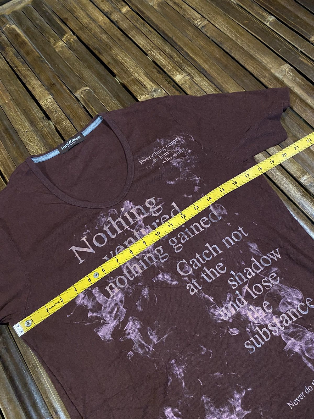 Japanese Brand HIDE AWAYS PUNK TSHIRT Size US M / EU 48-50 / 2 - 9 Thumbnail