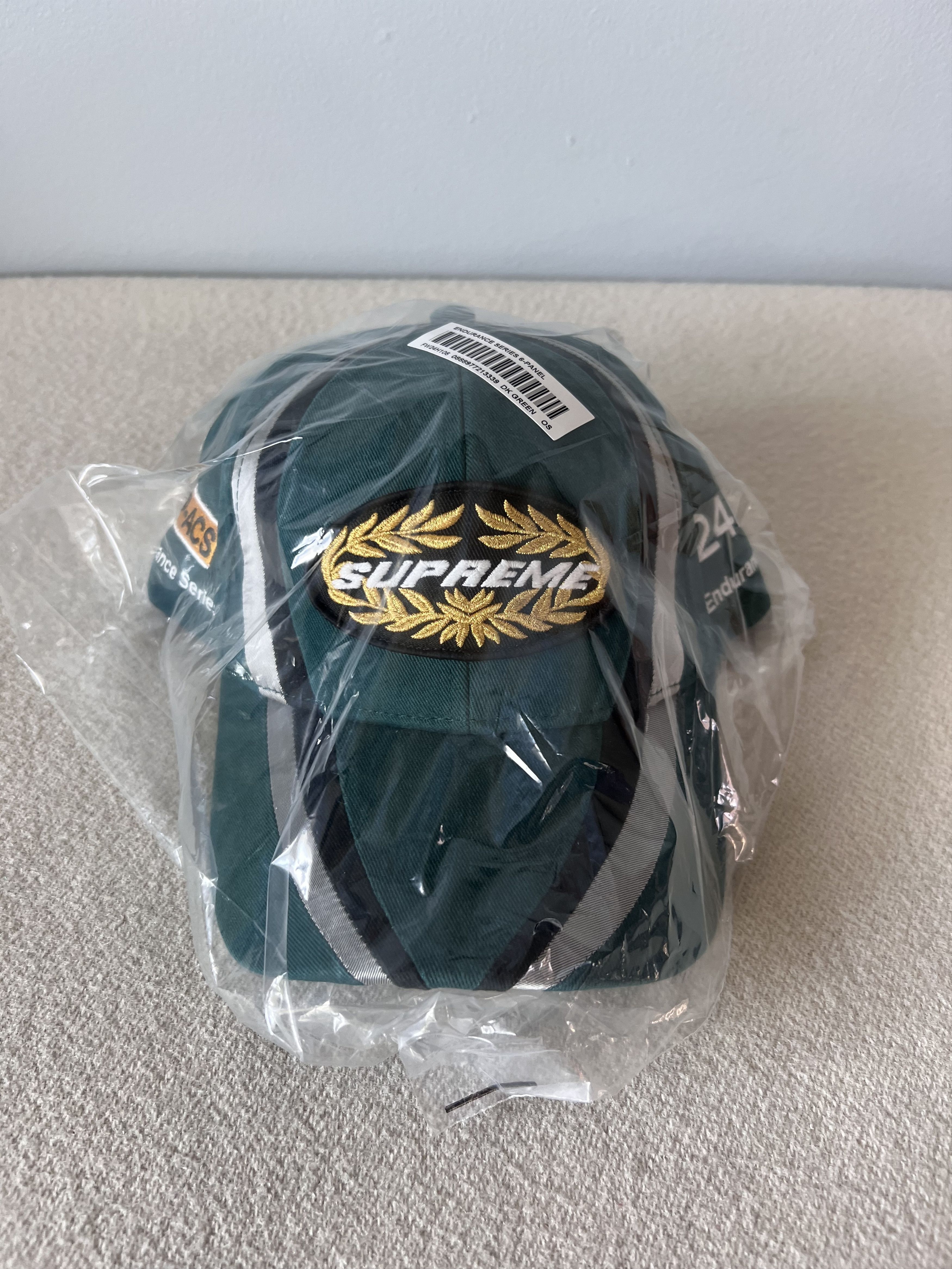 Supreme Supreme Endurance Series 6 Panel Hat in Dark Green Size ONE SIZE - 2 Thumbnail