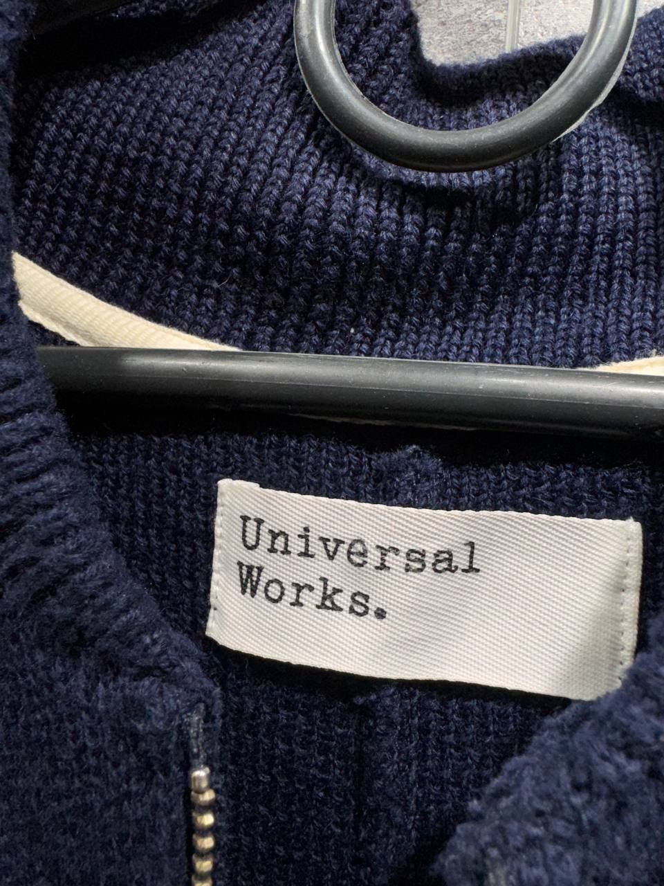 Universal Works Universal Works Zip Knit Cardigan Navy Wool Men’s Sweater Size US S / EU 44-46 / 1 - 10 Thumbnail