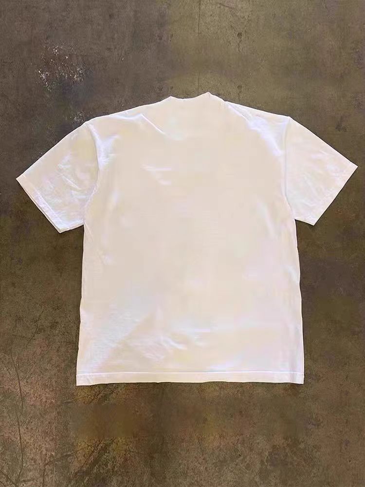Japanese Brand White street trend hip-hop printed cotton t-shirt Size US M / EU 48-50 / 2 - 2 Thumbnail