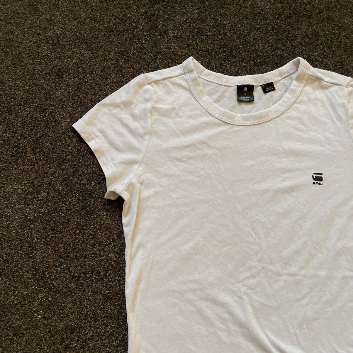Vintage Vintage 90s G-Star Raw Faded Logo Tee Streetwear Slim XS Size XS / US 0-2 / IT 36-38 - 2 Thumbnail