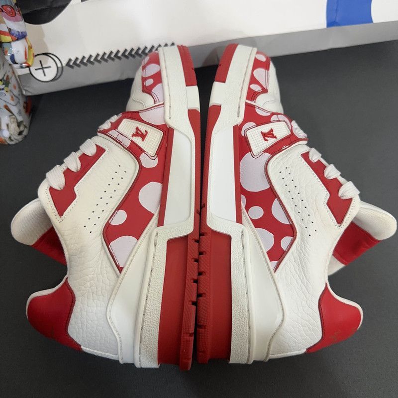 Louis Vuitton Yayoi Kusama x Louis Vuitton Trendy Sneakers -2505 Size US 7 / IT 37 - 7 Thumbnail