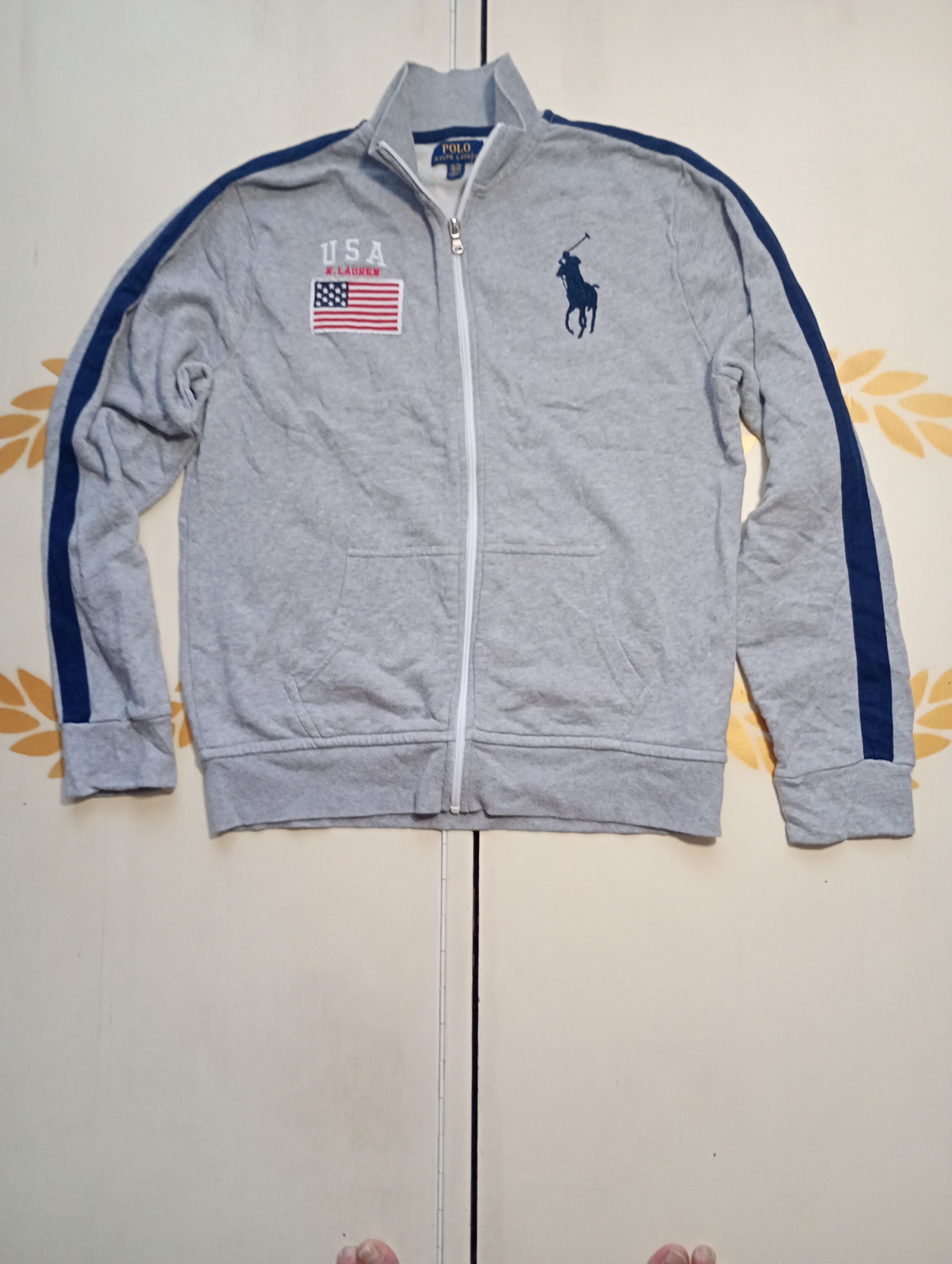 Polo Ralph Lauren × Ralph Lauren Polo Ralph Lauren USA Flag Track Top Jacket size XL18-20 Size US M / EU 48-50 / 2 - 2 Thumbnail