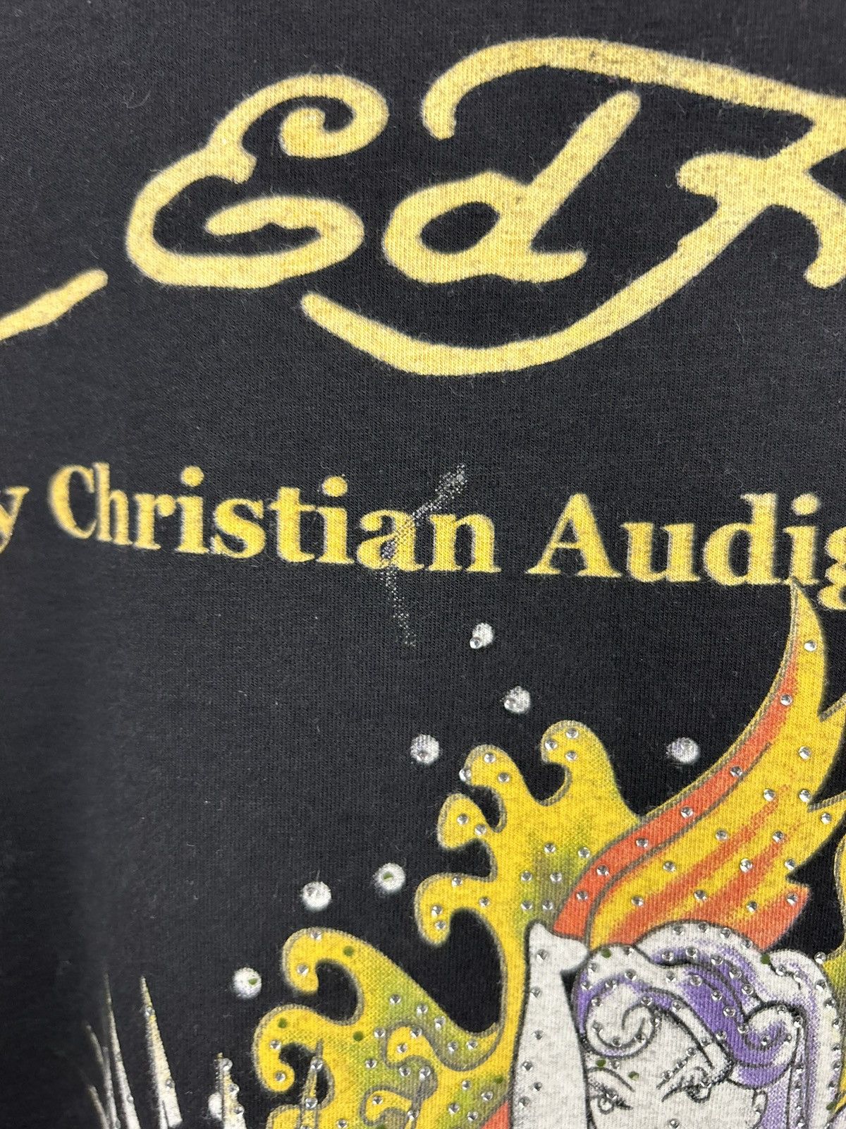 Ed Hardy Vintage Ed Hardy by Christian Audigier Tiger Logo Tee Size US L / EU 52-54 / 3 - 9 Thumbnail