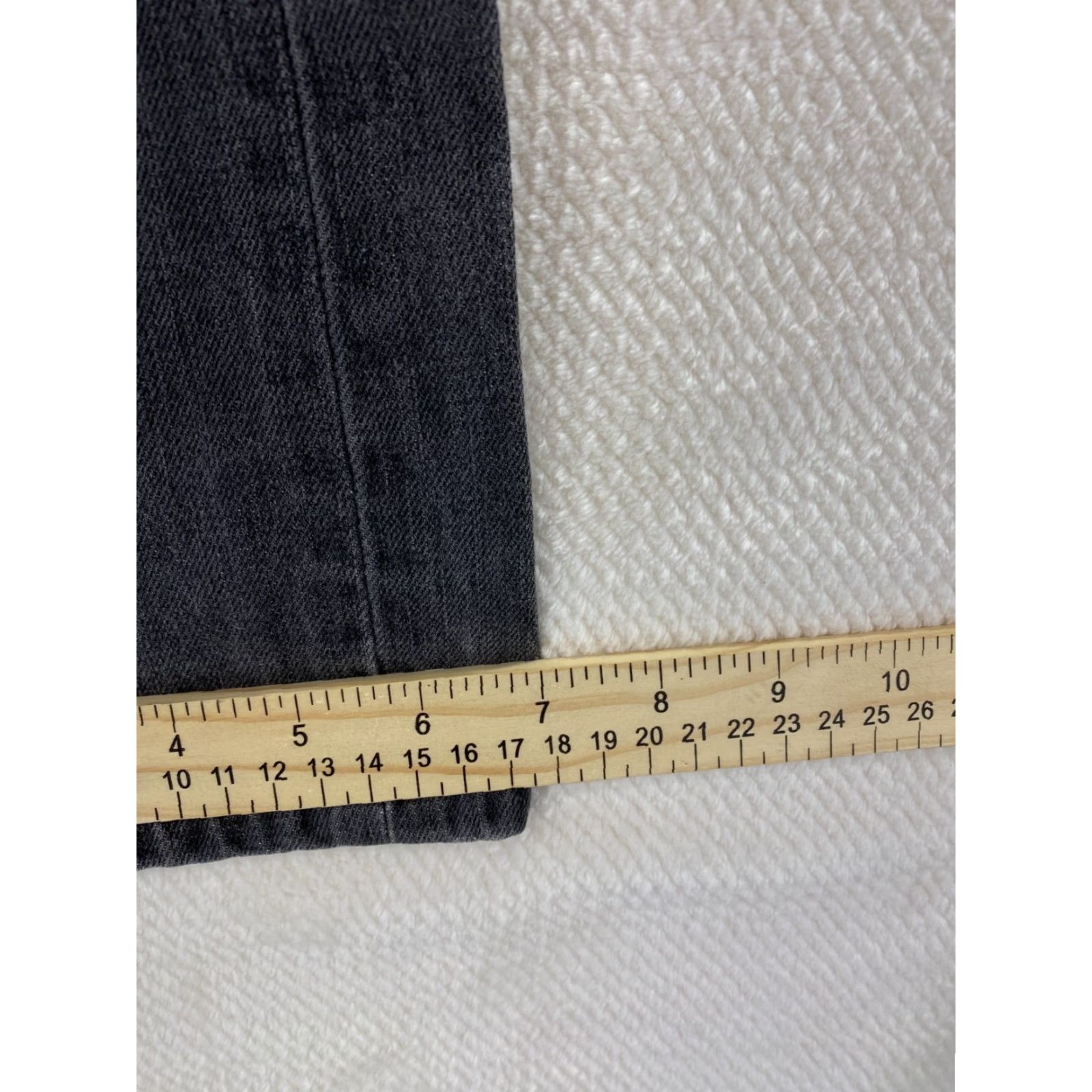 Vintage Arizona Black Skinny Jeans 31x32 Pants 100% Cotton Mens Jeans Size US 31 - 6 Thumbnail