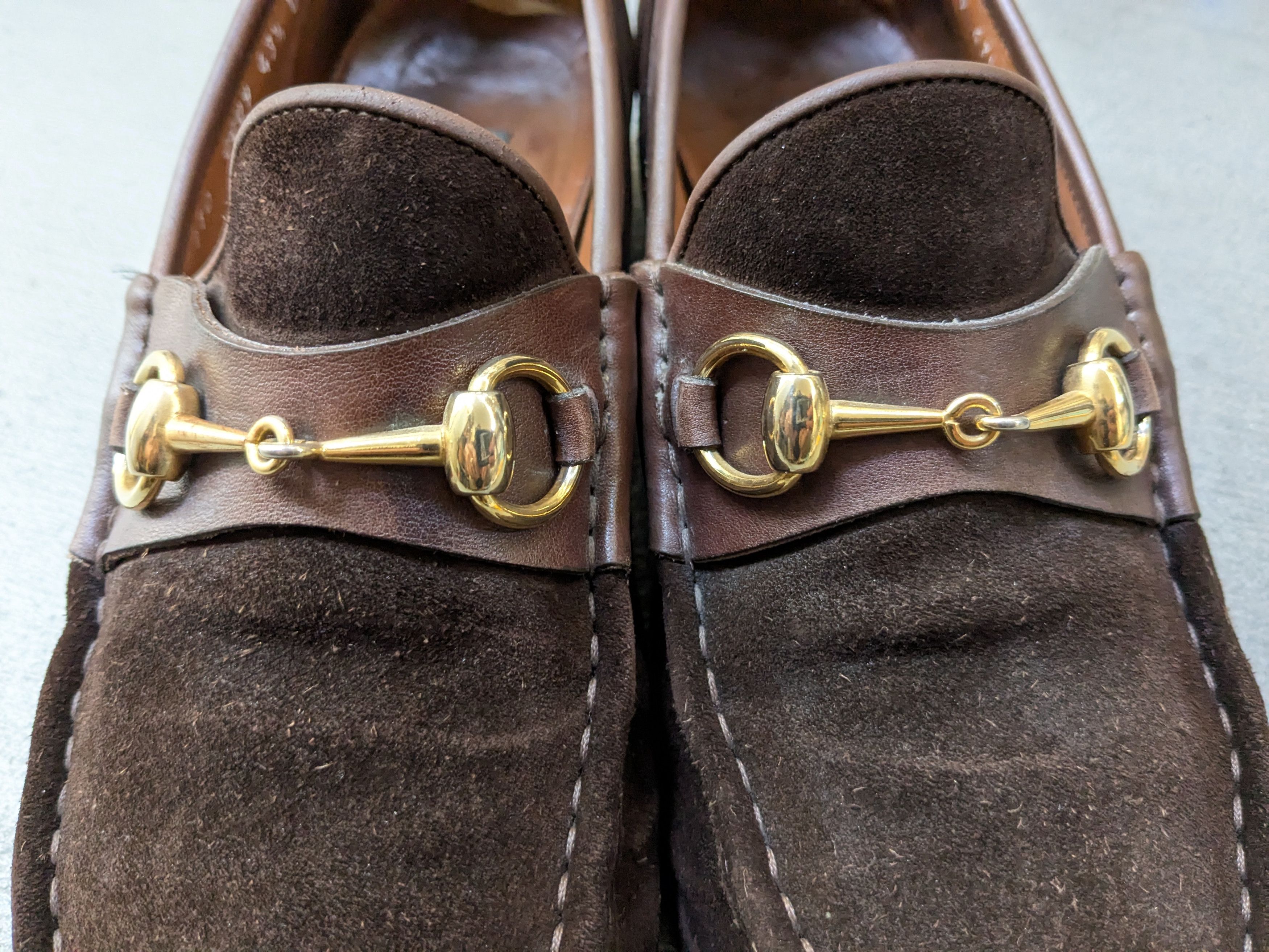 Gucci × Tom Ford Gucci Horsebit Loafers Brown Suede 10 Leather Italy Slip On Size US 10 / EU 43 - 4 Thumbnail