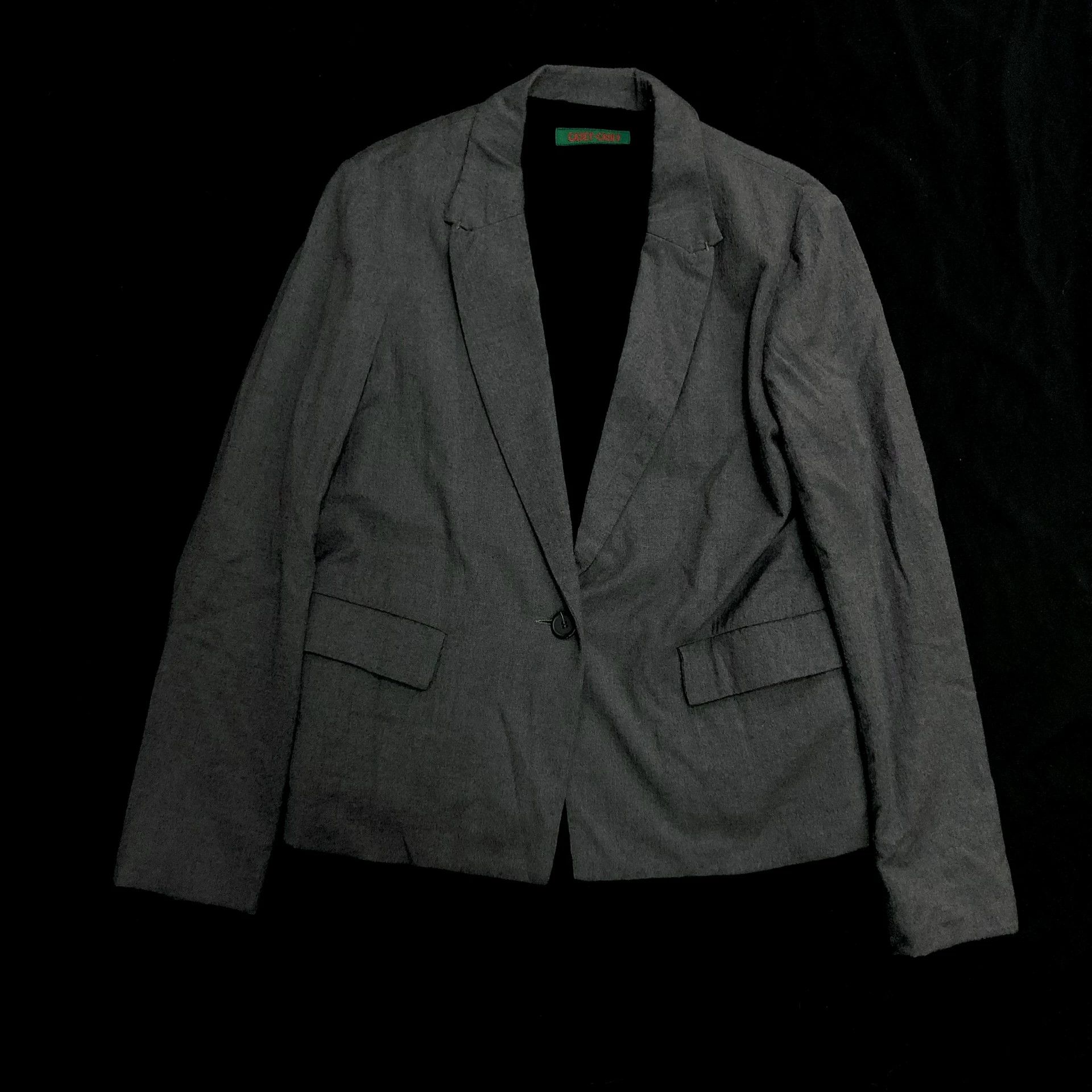 Casey Casey casey casey French handmade shrunk wool blazer M Size M / US 6-8 / IT 42-44 - 1 Thumbnail