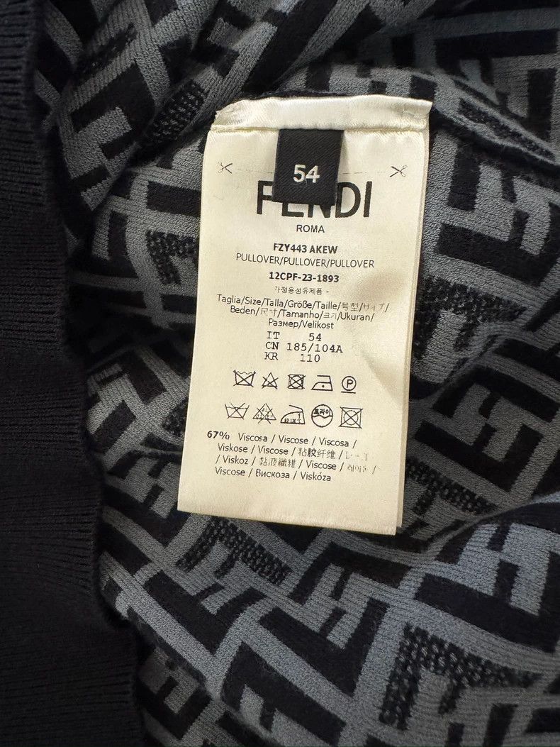 Fendi Fendi Strickwaren mit Logodruck Size US L / EU 52-54 / 3 - 5 Thumbnail