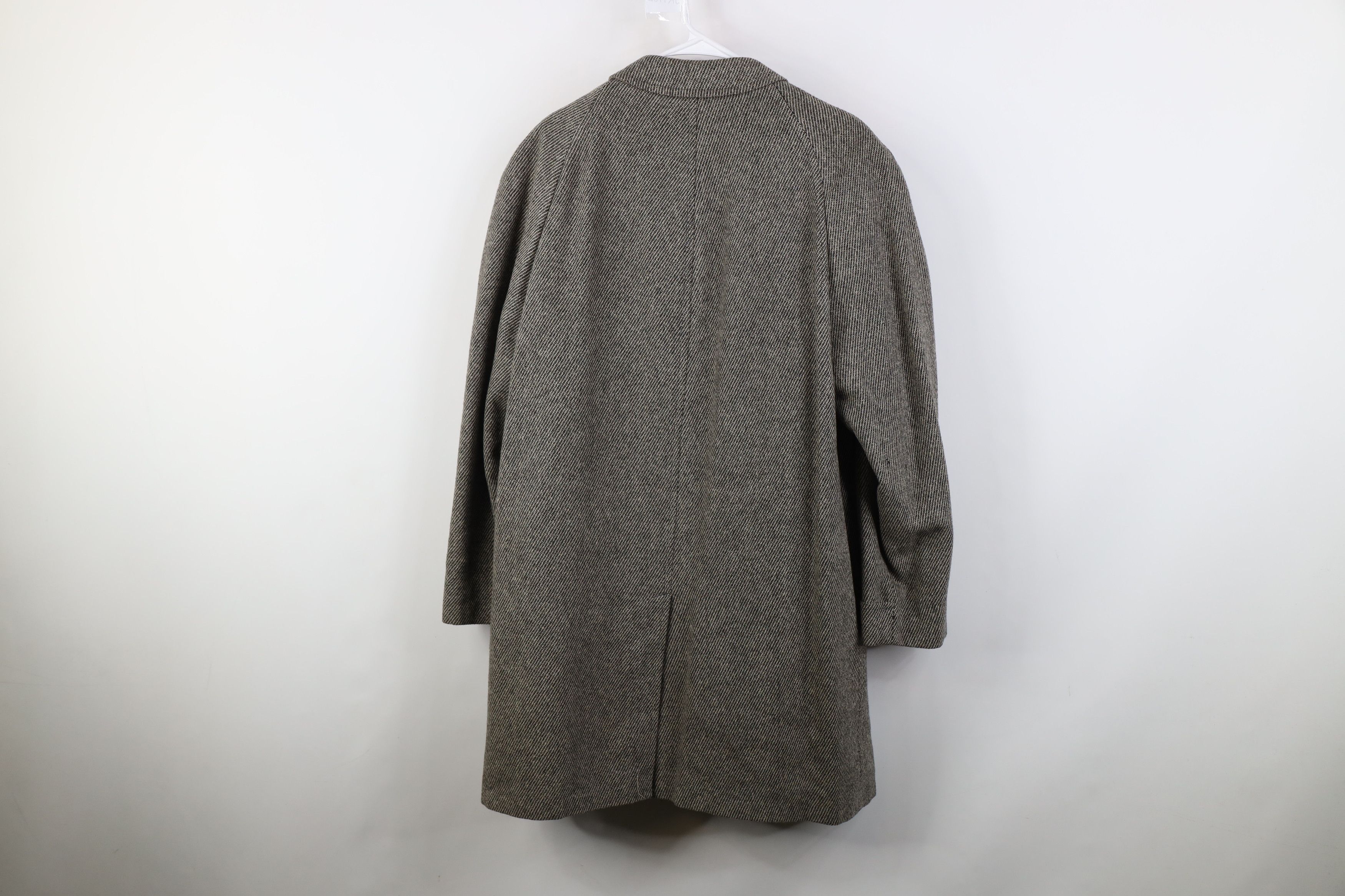 Vintage Vintage 50s Streetwear Lined Overcoat Jacket Gray USA Size US XXL / EU 58 / 5 - 13 Thumbnail
