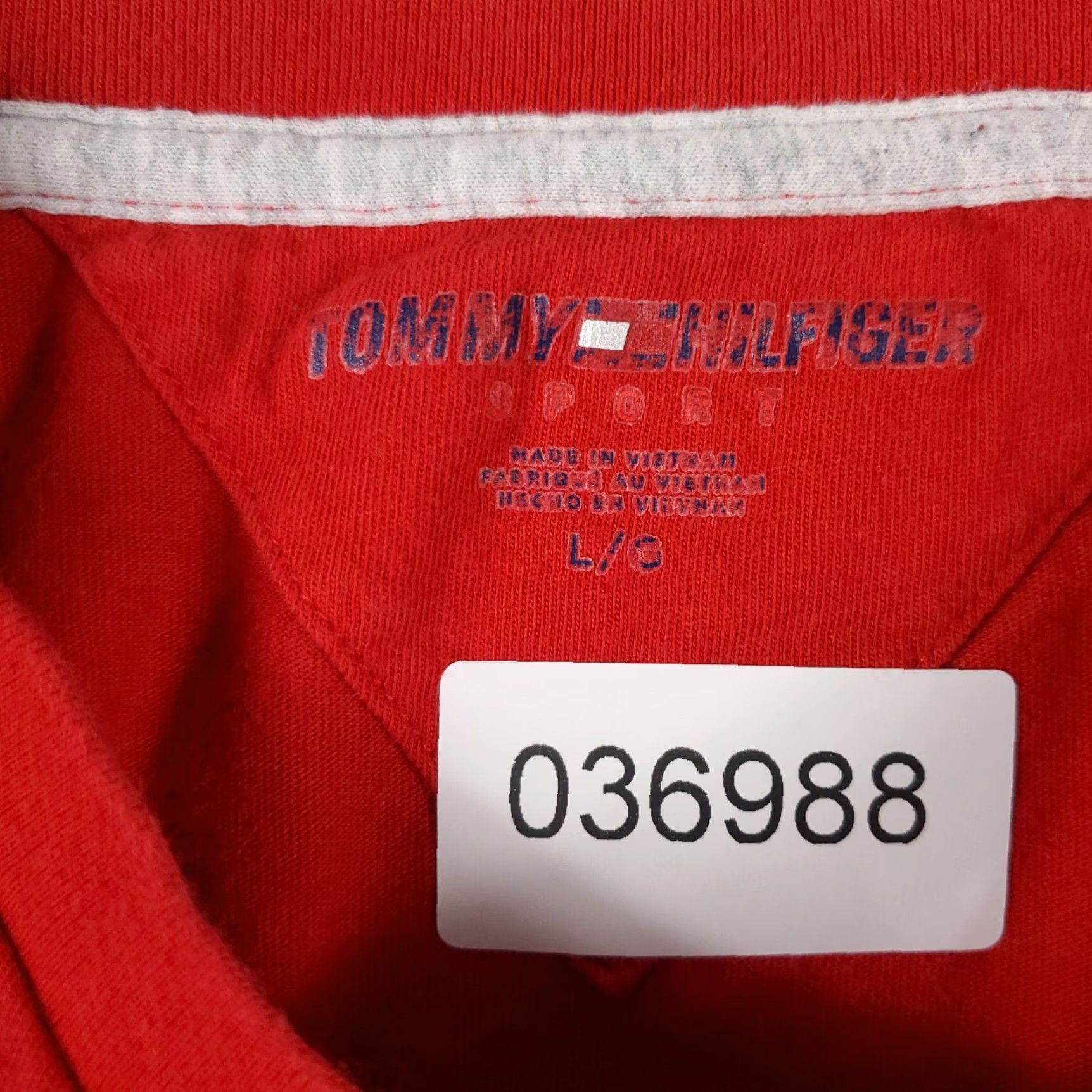 Tommy Hilfiger Tommy Hilfiger T Shirt Mens Size Large Red Casual Short Sleeve Adult Size US L / EU 52-54 / 3 - 7 Thumbnail