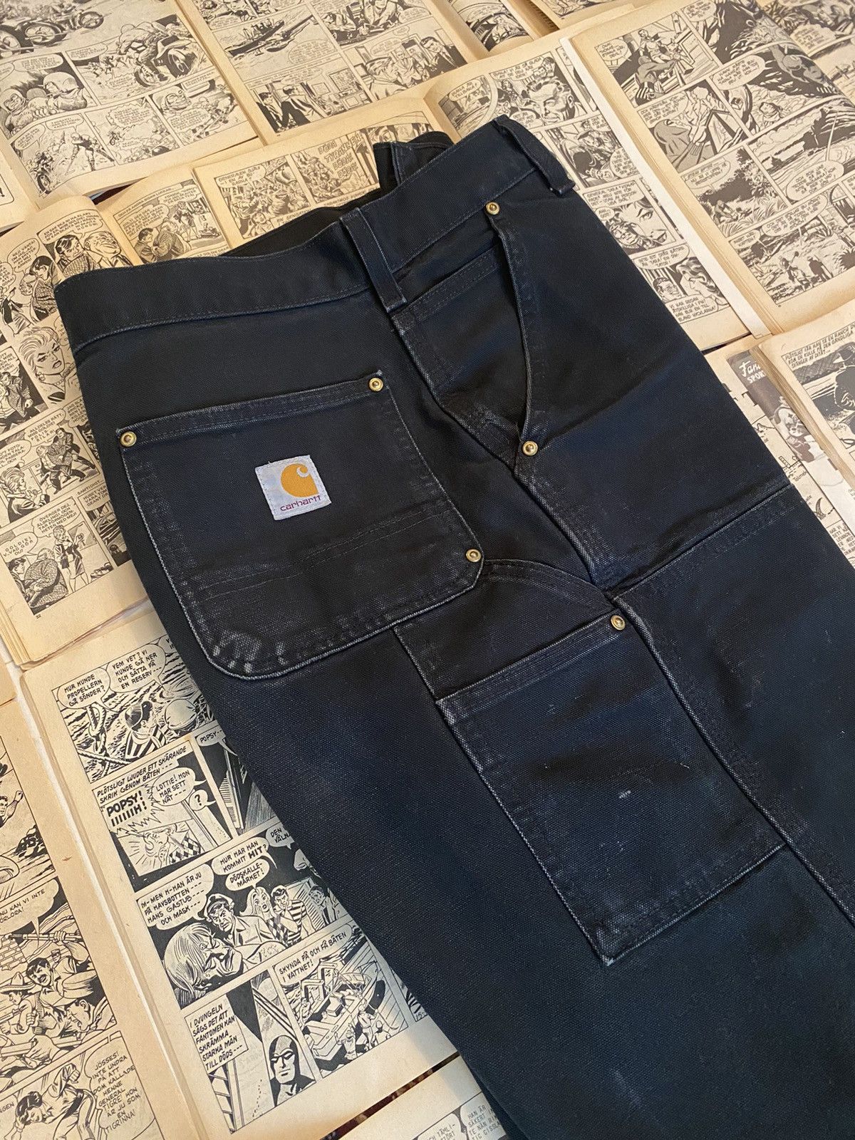 Carhartt × Vintage Carhartt Double Knee Canvas Trousers Size US 30 / EU 46 - 4 Thumbnail