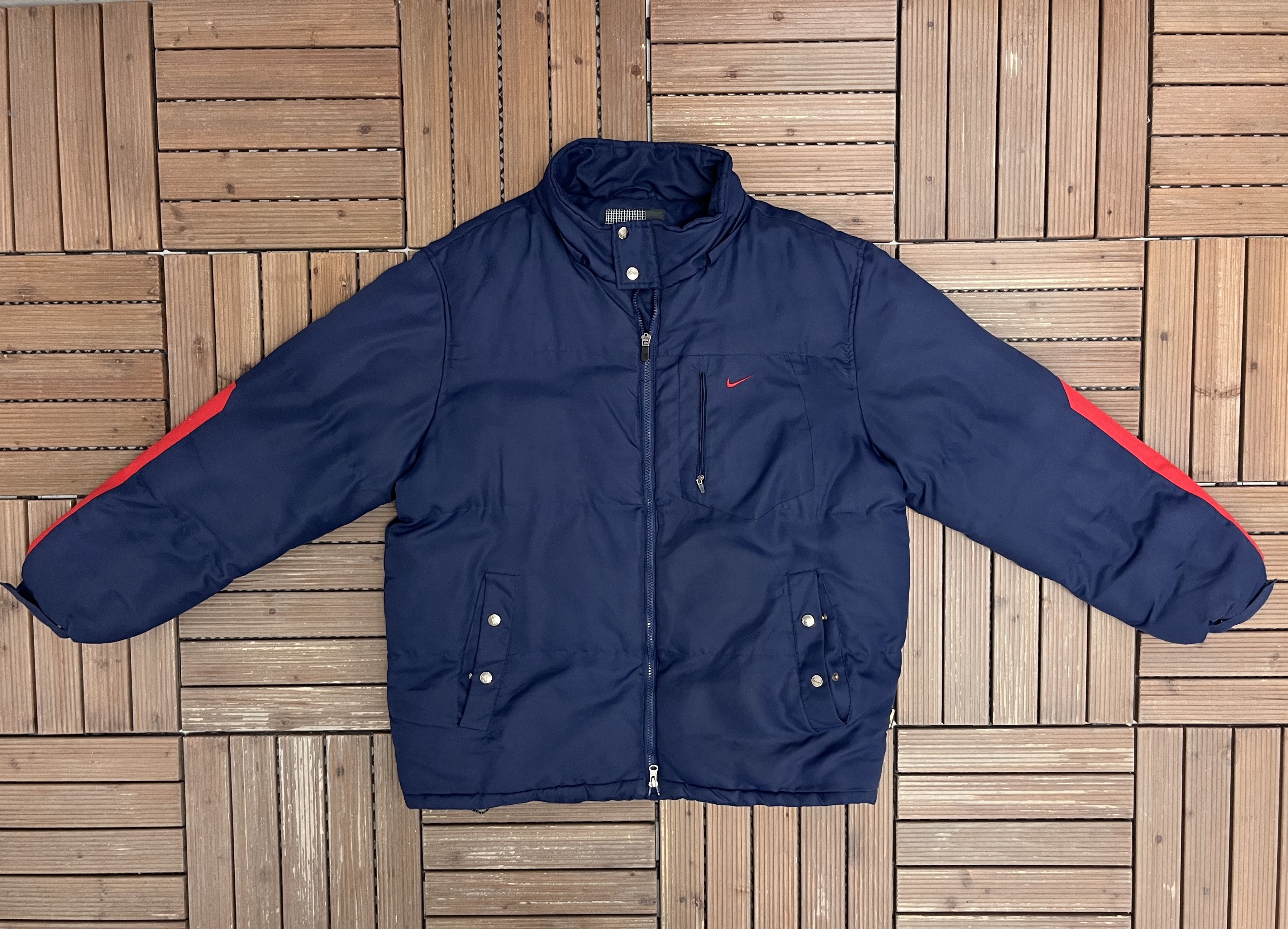 Nike ACG × Vintage Nike ACG Embroidered Swoosh Vintage Blue Jacket Size US L / EU 52-54 / 3 - 5 Thumbnail