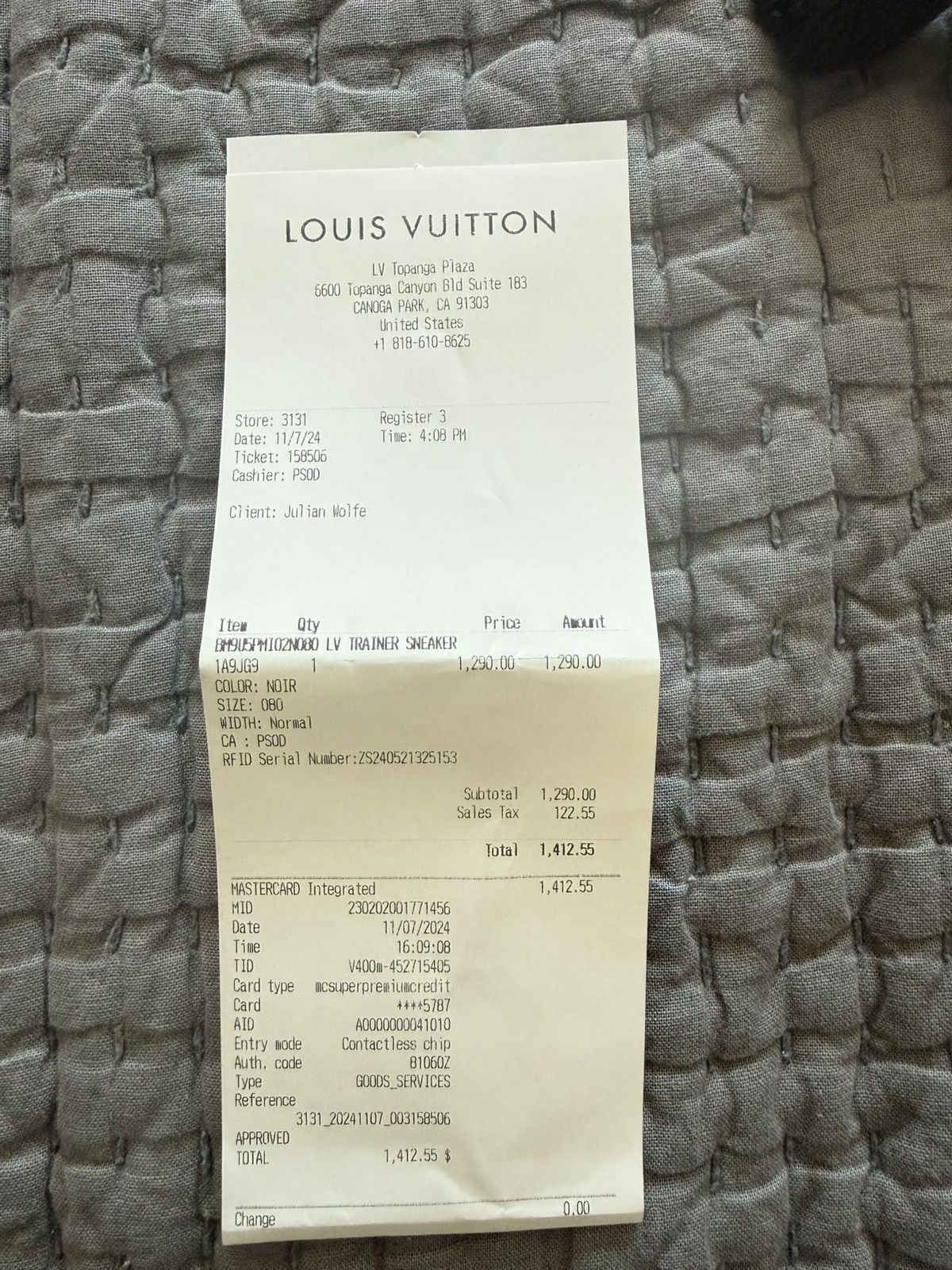 Louis Vuitton Louis Vuitton Monogram Sneakers Size US 10 / EU 43 - 8 Thumbnail