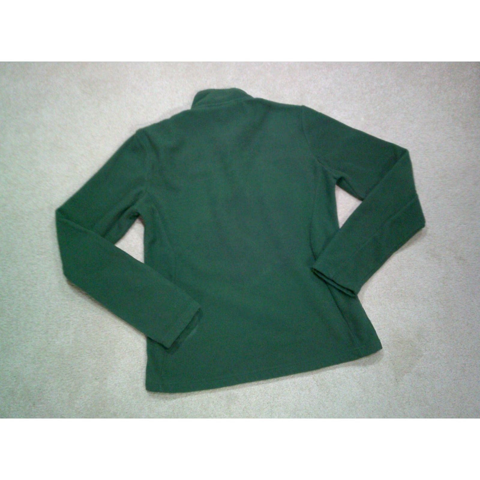 Rossignol Rossingnol Pullover Fleece Womens XL Green 1/4 Zip Ski Hiking Jacket (Regular) Size XL / US 12-14 / IT 48-50 - 2 Thumbnail